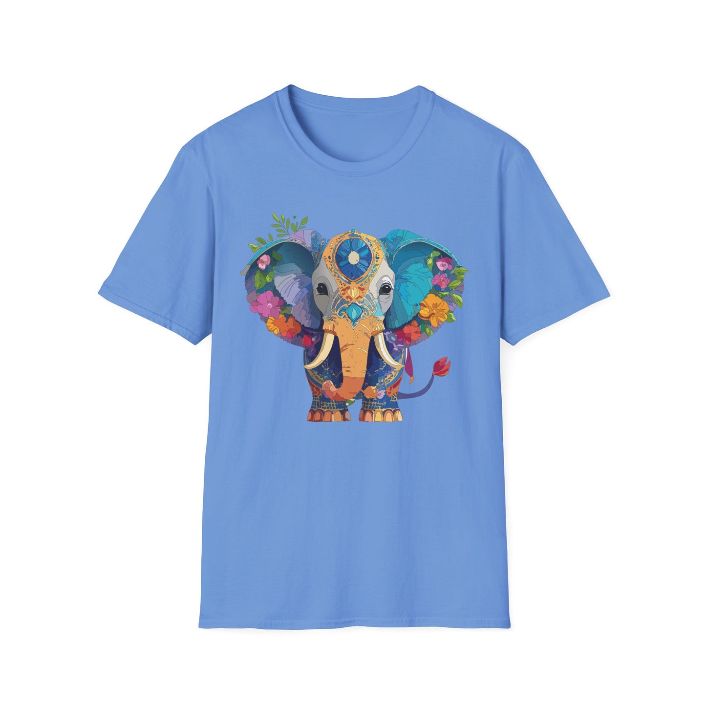 Elephant Shirt, T Shirt with Elephant, Elephant on T Shirt, T Shirt with Animation, Animals Tee Shirt