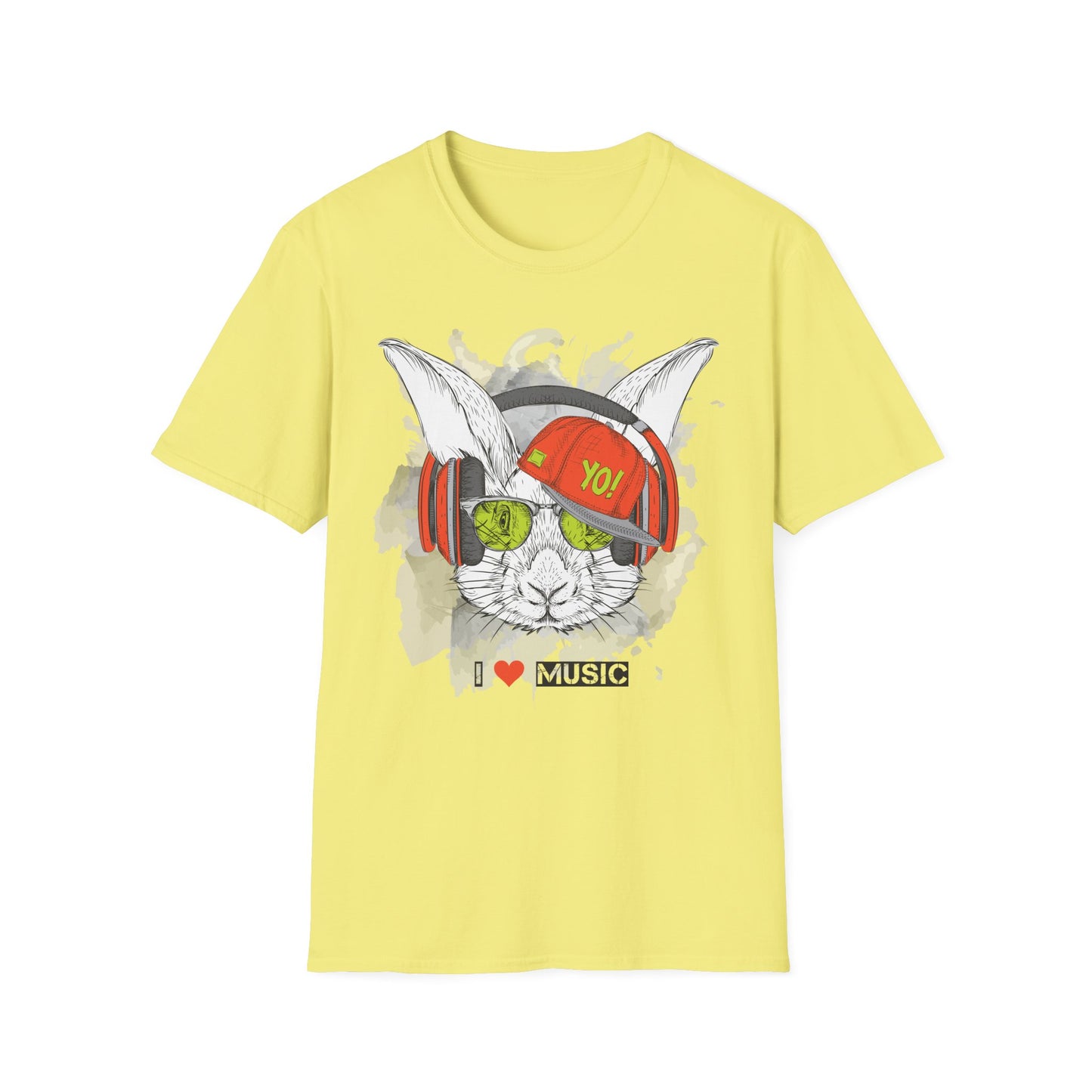 I love Music Animals Shirts, Shirt with Animals, Animals with Headphones Shirt