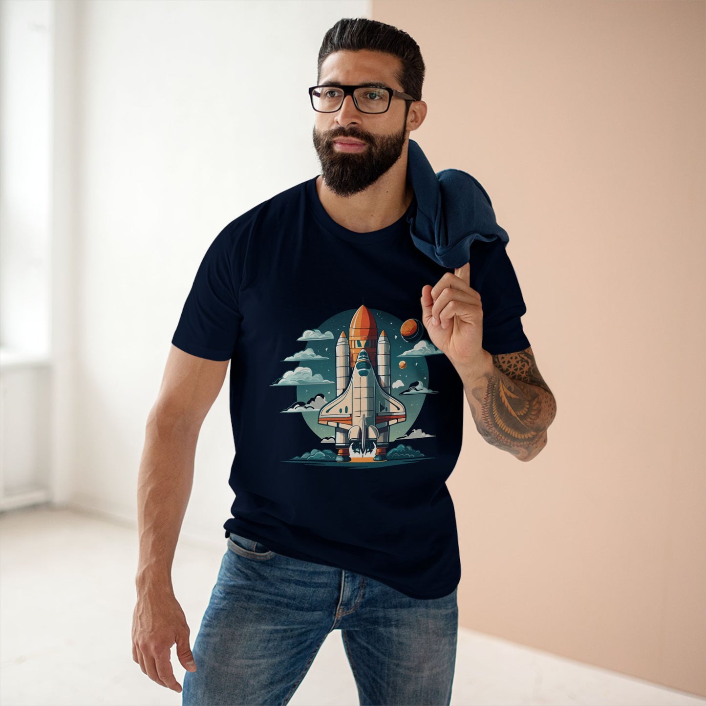 Cosmos Shirt, Shuttle Shirt - retro2nova