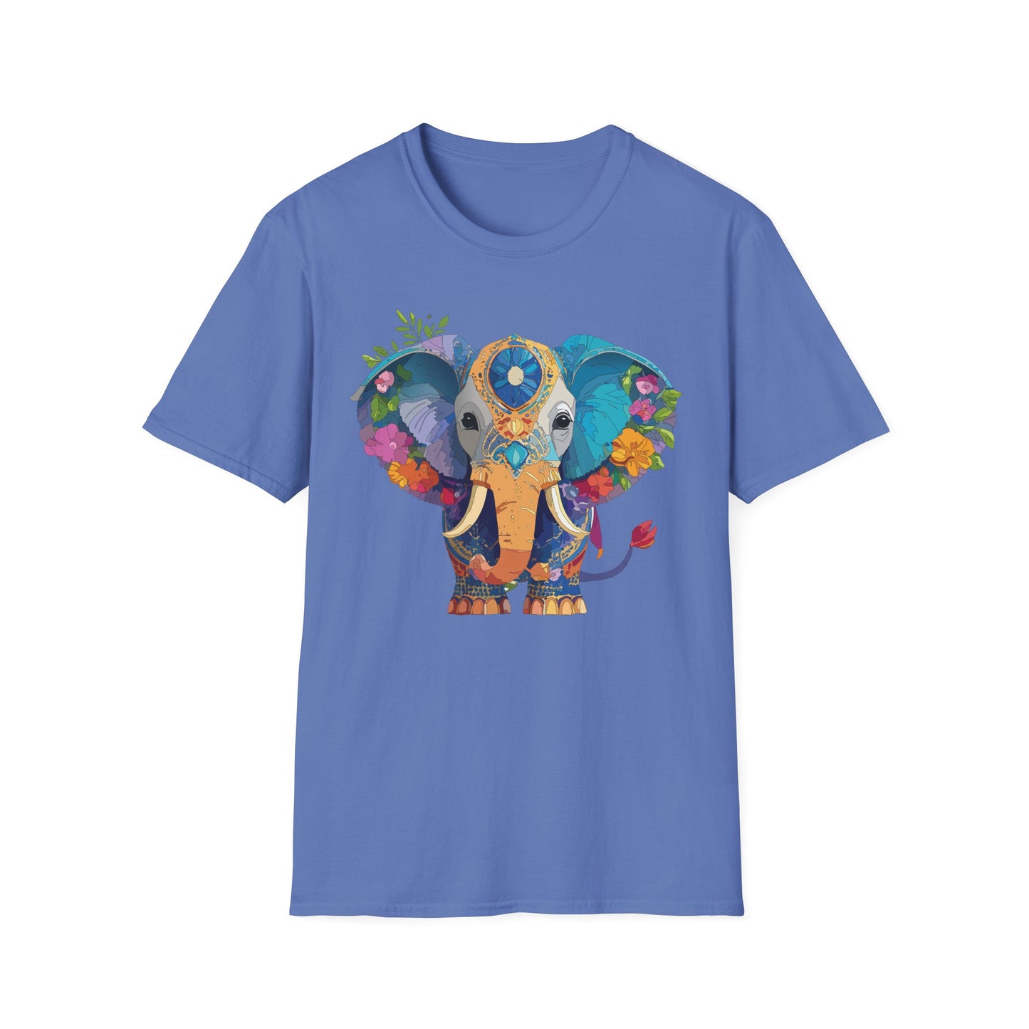 Elephant Shirt, T Shirt with Elephant, Elephant on T Shirt, T Shirt with Animation, Animals Tee Shirt