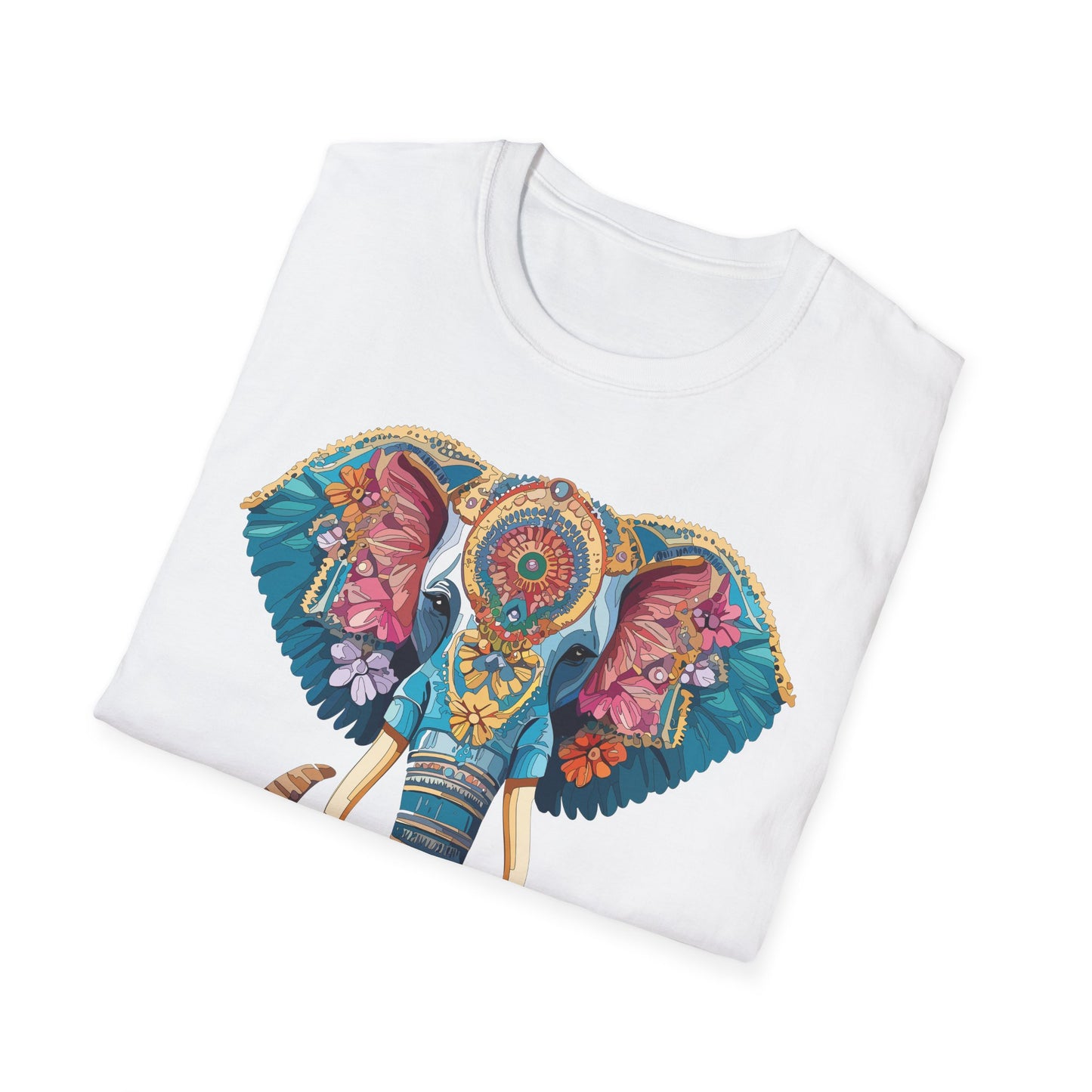 Elephant Shirt, T Shirt with Elephant, Elephant on T Shirt, T Shirt with Animation, Animals Tee Shirt