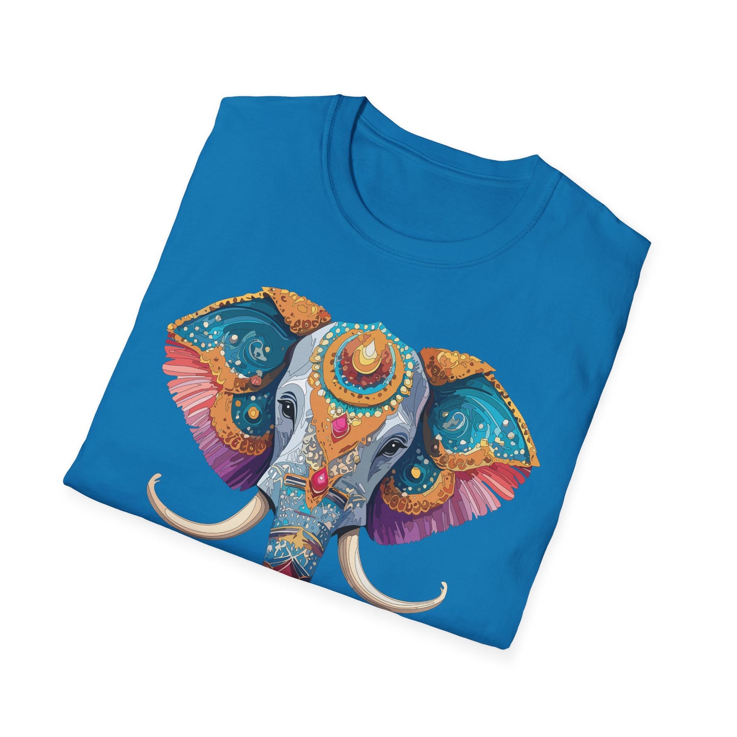 Elephant Shirt, T Shirt with Elephant, Elephant on T Shirt, T Shirt with Animation, Animals Tee Shirt