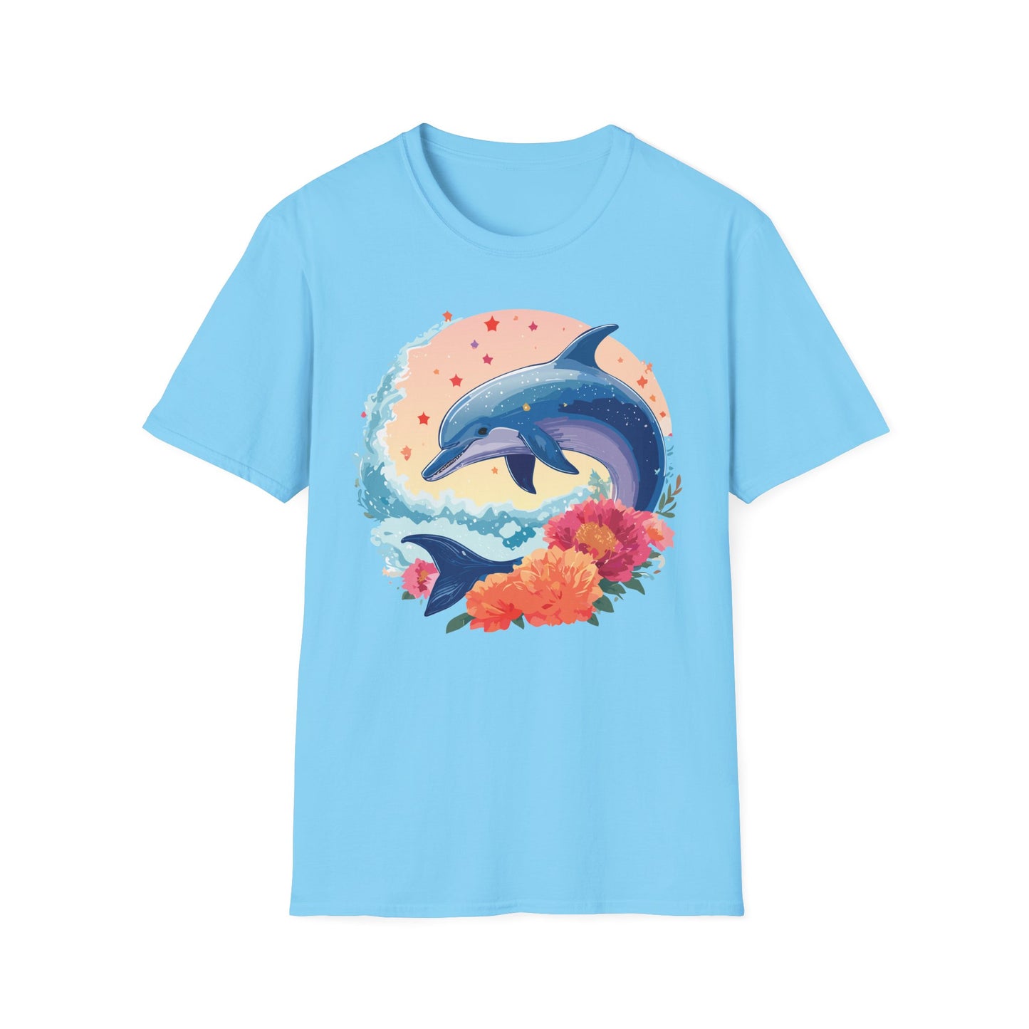 Dolphin Shirts, Shirt with Dolphin, Fish Tee Shirt, Animal Shirt