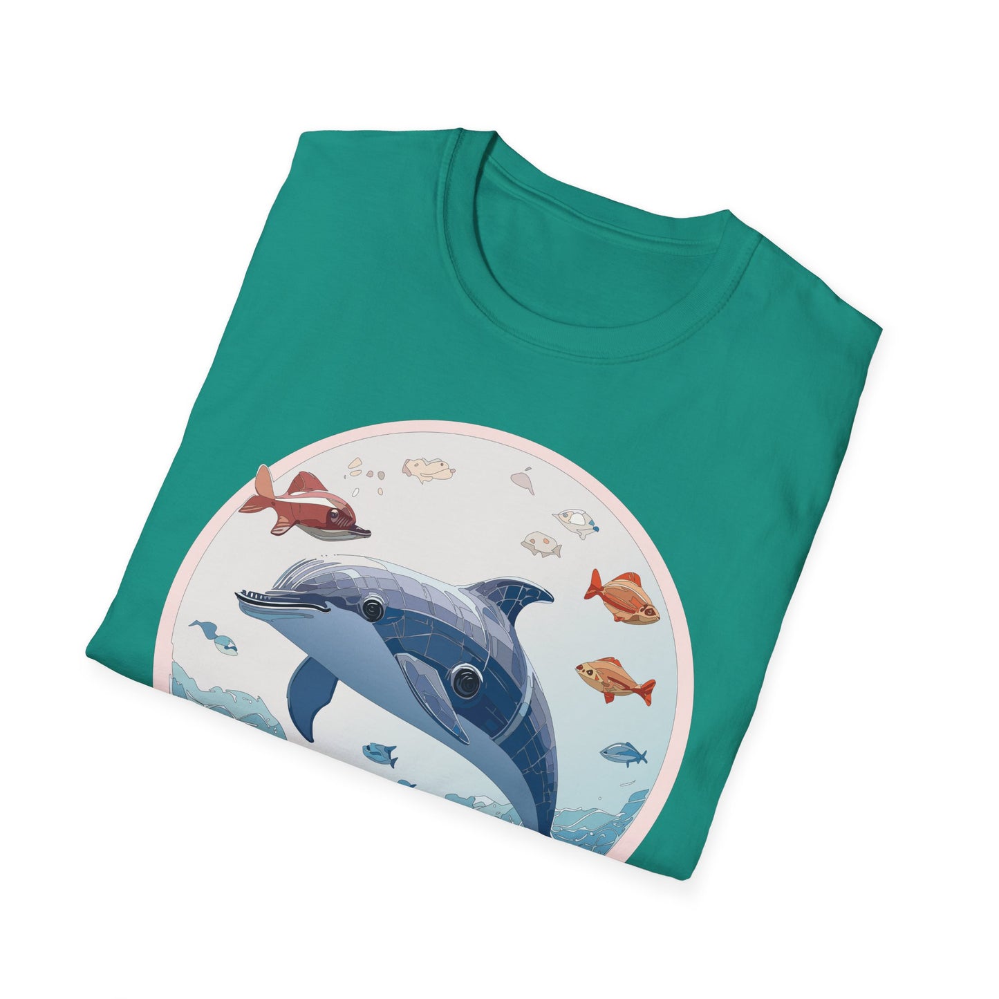 Dolphin Shirts, Shirt with Dolphin, Fish Tee Shirt, Animal Shirt