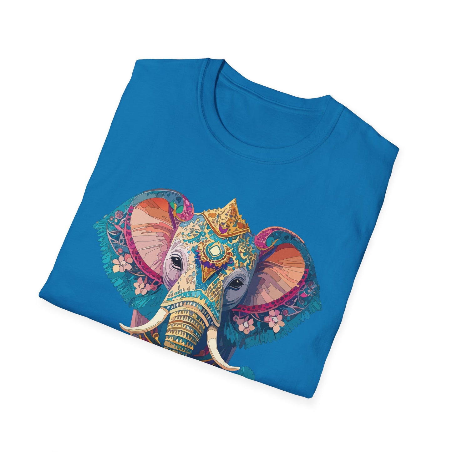 Elephant Shirt, T Shirt with Elephant, Elephant on T Shirt, T Shirt with Animation, Animals Tee Shirt