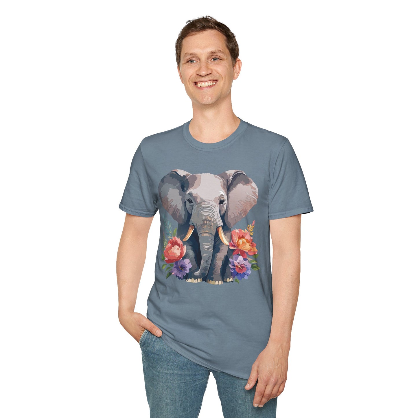 Elephant T-Shirt, Elephant T Shirt, Shirt with Elephant, Shirt with Animal