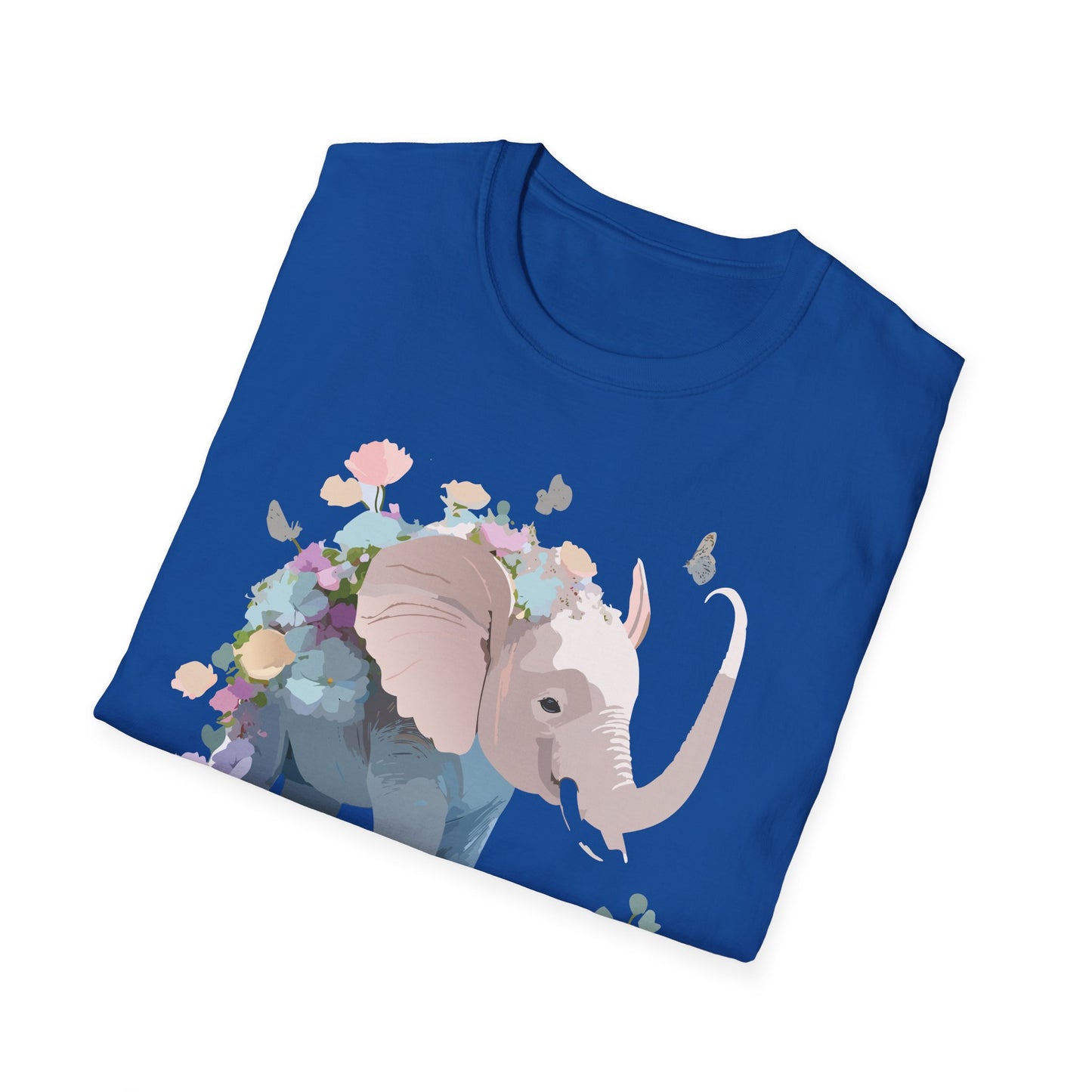 Elephant Shirt, T Shirt with Elephant, Elephant on T Shirt, T Shirt with Animation, Animals Tee Shirt