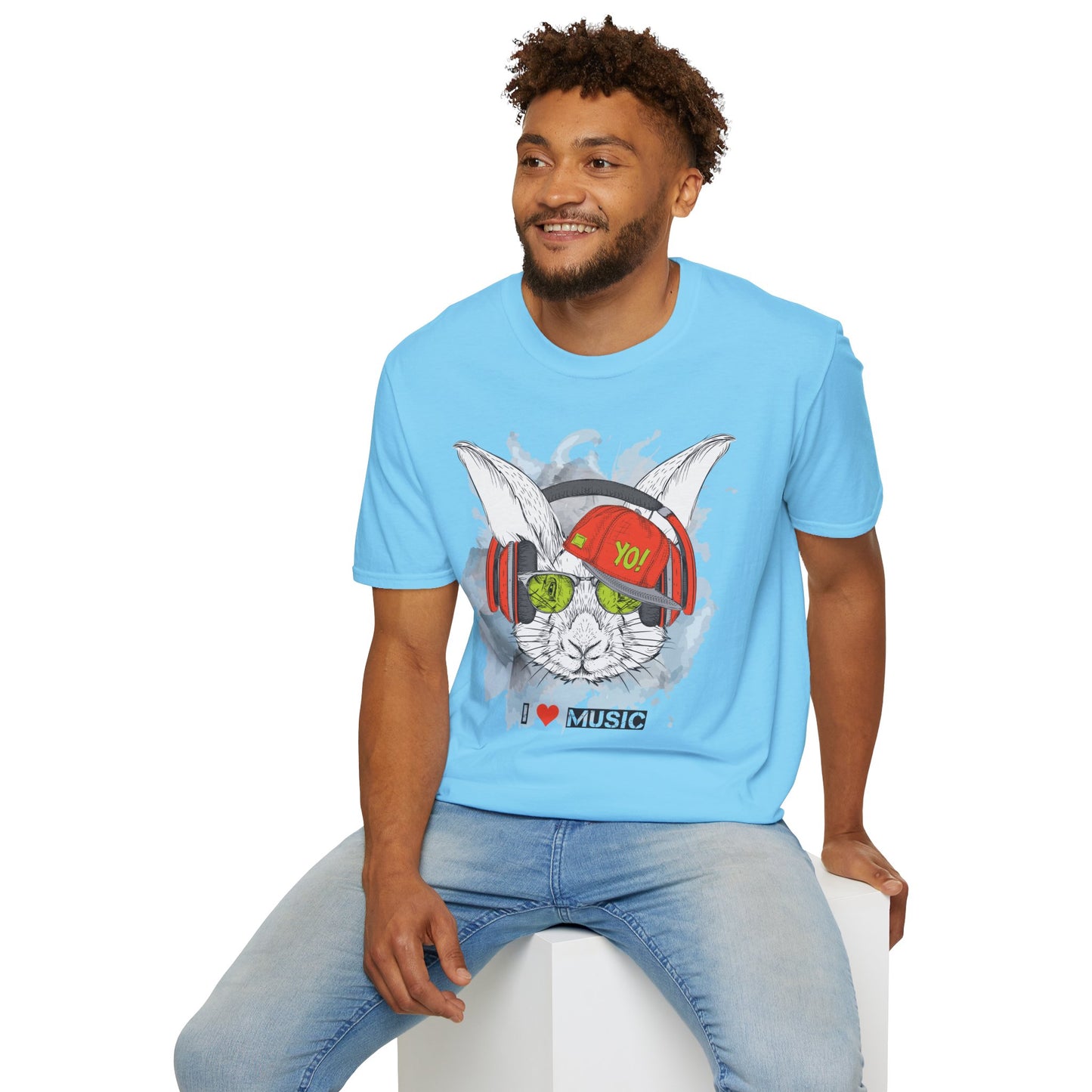 I love Music Animals Shirts, Shirt with Animals, Animals with Headphones Shirt