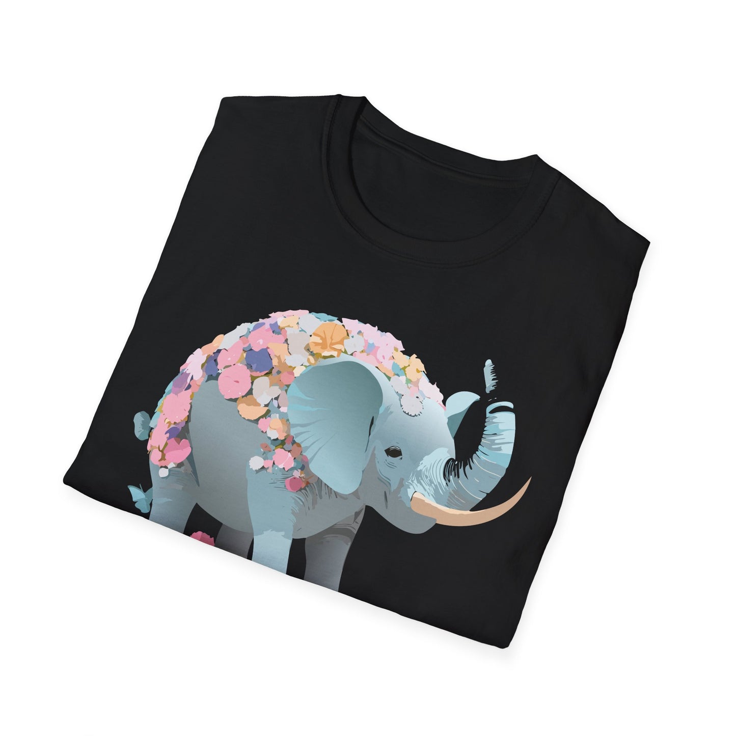 Elephant Shirt, T Shirt with Elephant, Elephant on T Shirt, T Shirt with Animation, Animals Tee Shirt
