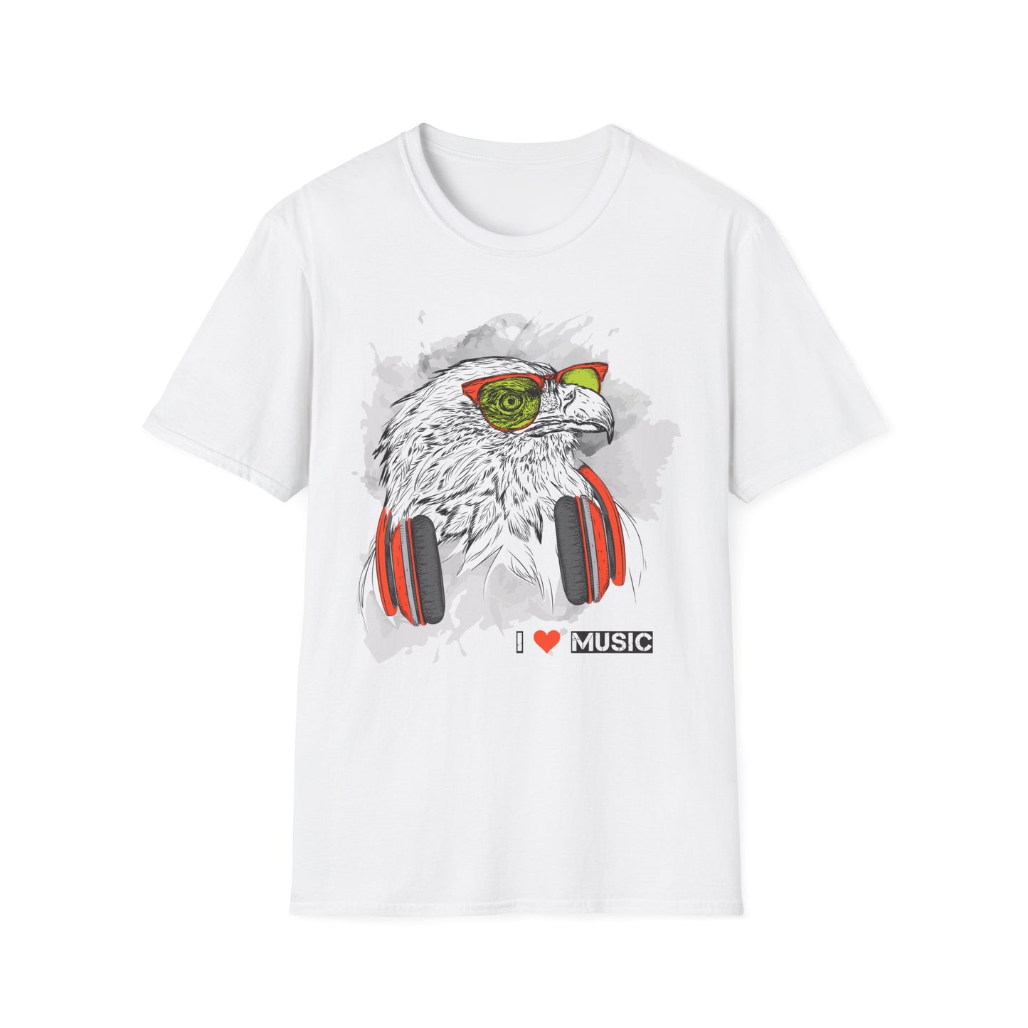I love Music Animals Shirts, Shirt with Animals, Animals with Headphones Shirt