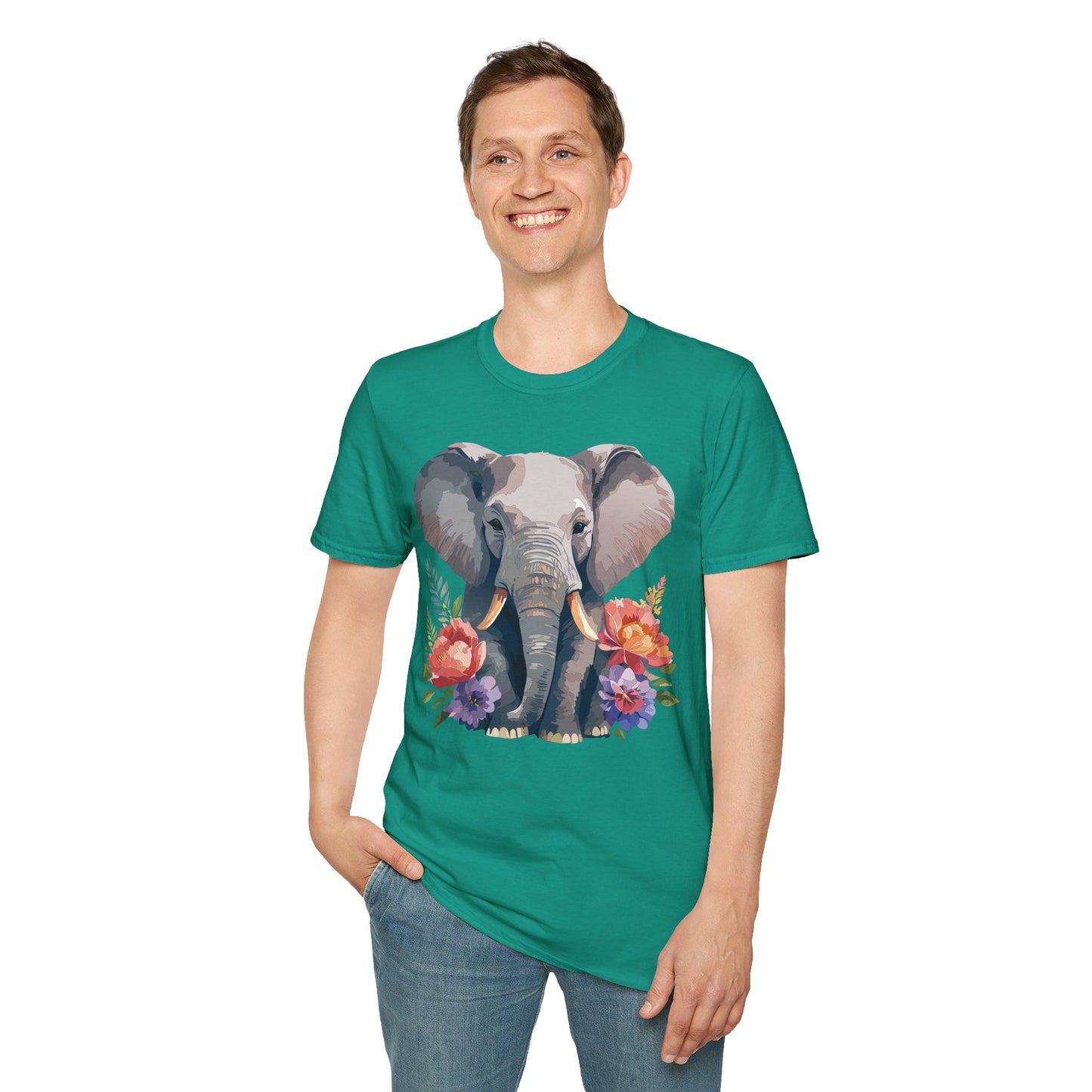 Elephant T-Shirt, Elephant T Shirt, Shirt with Elephant, Shirt with Animal