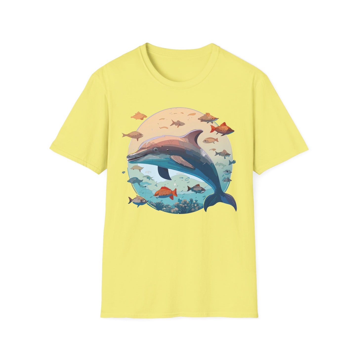 Dolphin Shirts, Shirt with Dolphin, Fish Tee Shirt, Animal Shirt