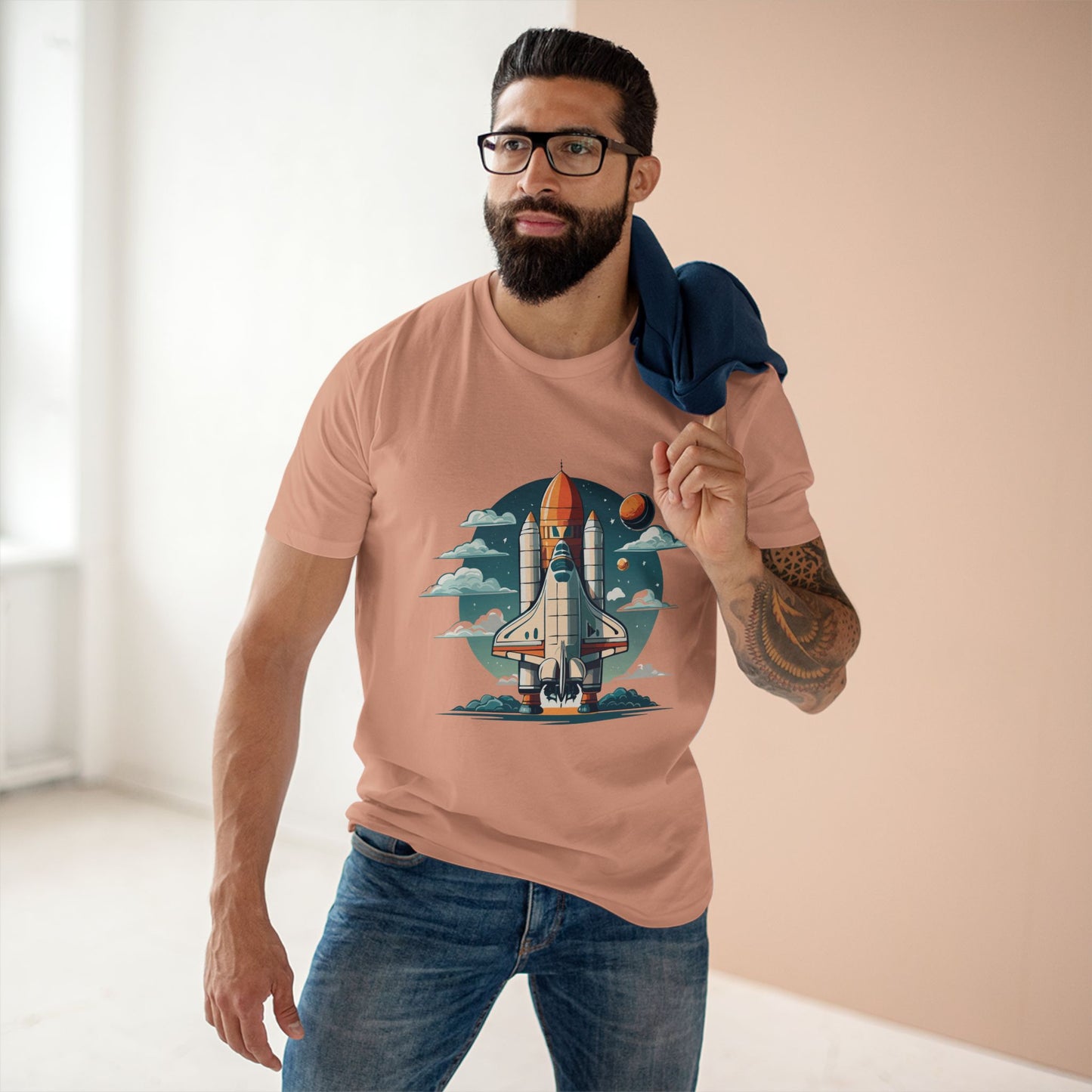 Cosmos Shirt, Shuttle Shirt - retro2nova