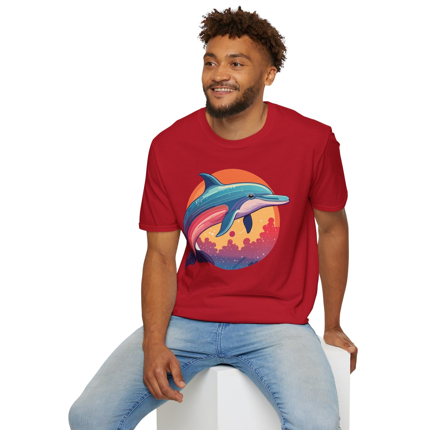 Dolphin Shirts, Shirt with Dolphin, Fish Tee Shirt, Animal Shirt