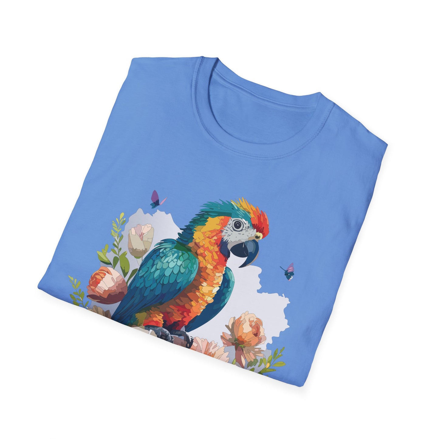 Bird T-Shirt, Floral Bird T Shirt, Shirt with Bird, Shirt with Animal