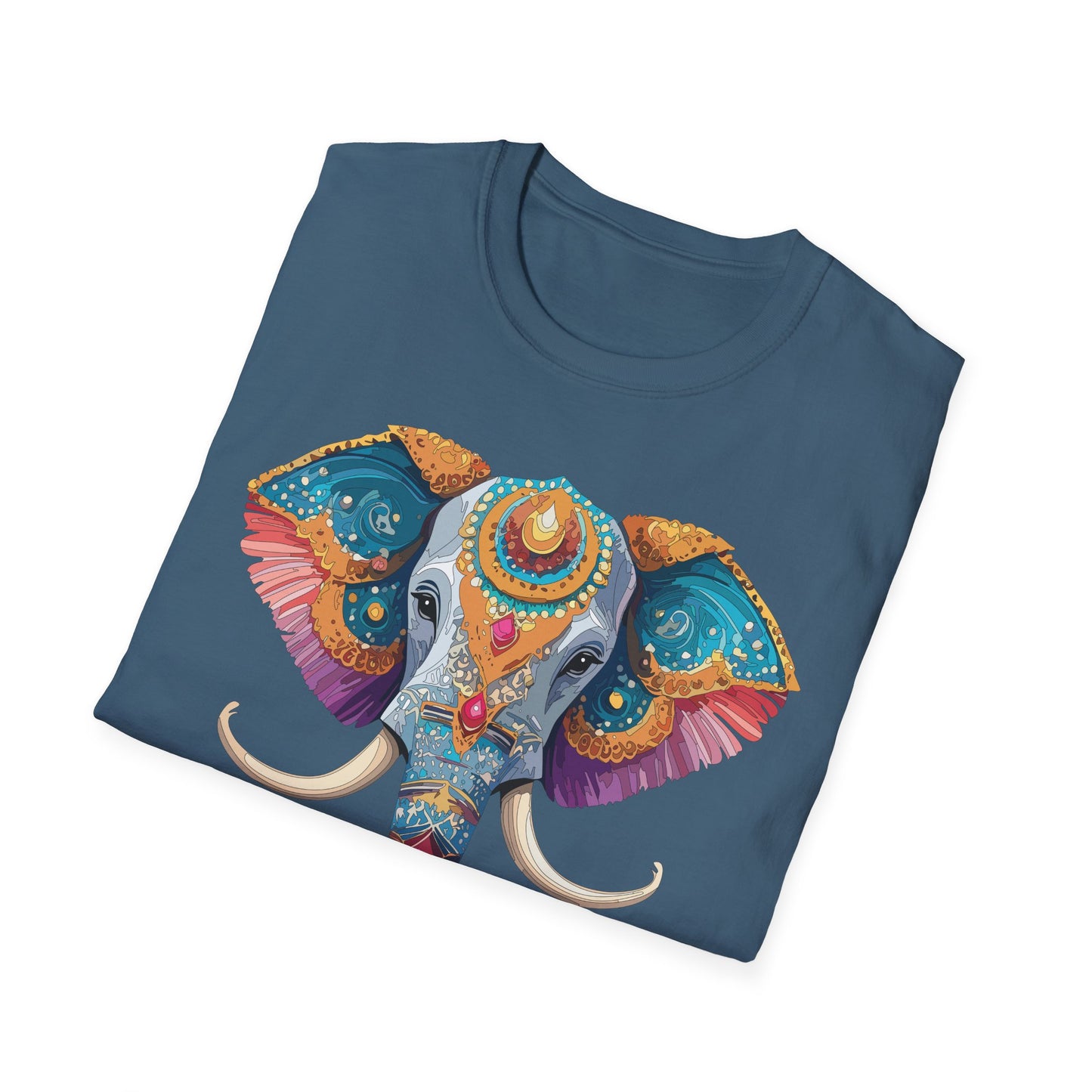 Elephant Shirt, T Shirt with Elephant, Elephant on T Shirt, T Shirt with Animation, Animals Tee Shirt