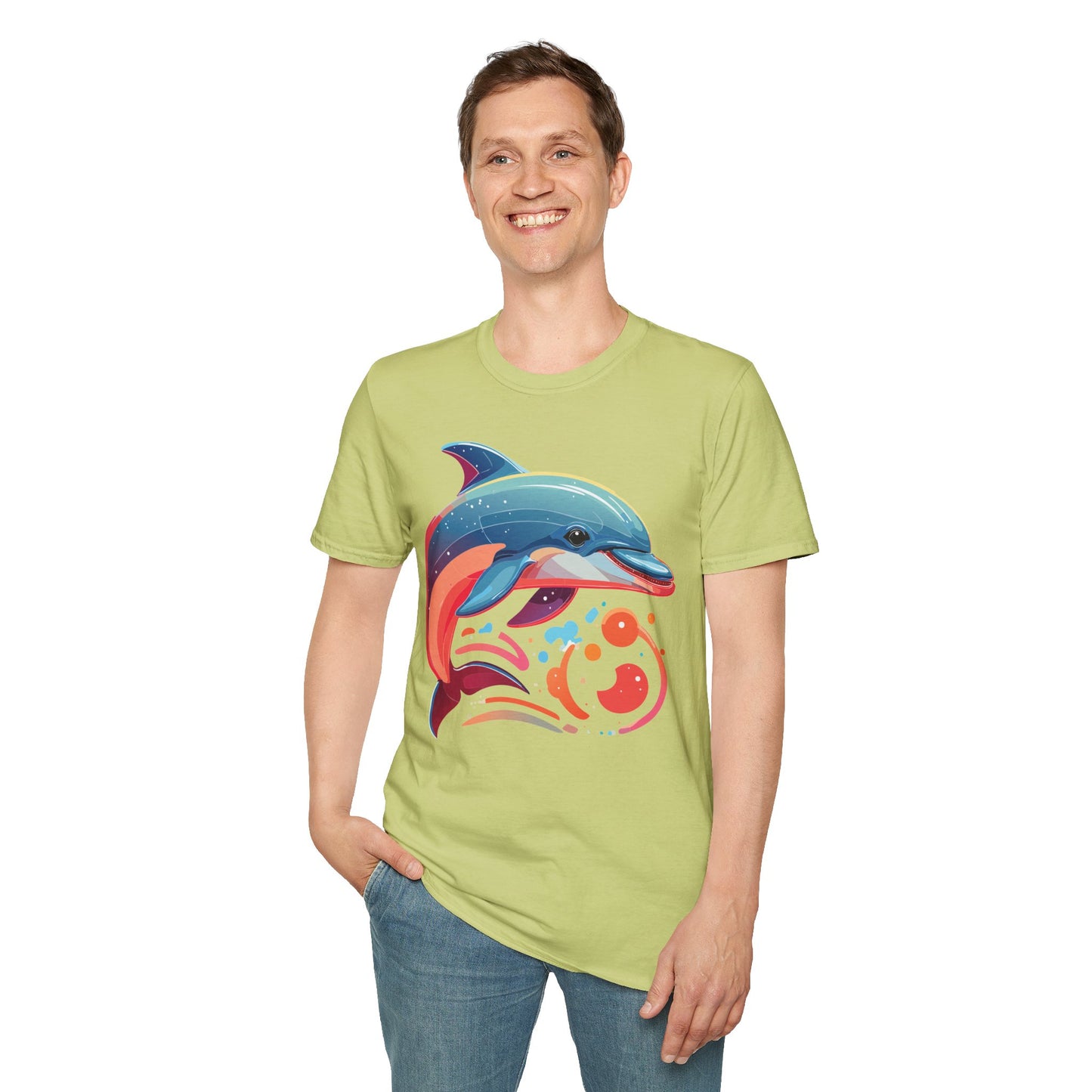 Dolphin Shirts, Shirt with Dolphin, Fish Tee Shirt, Animal Shirt