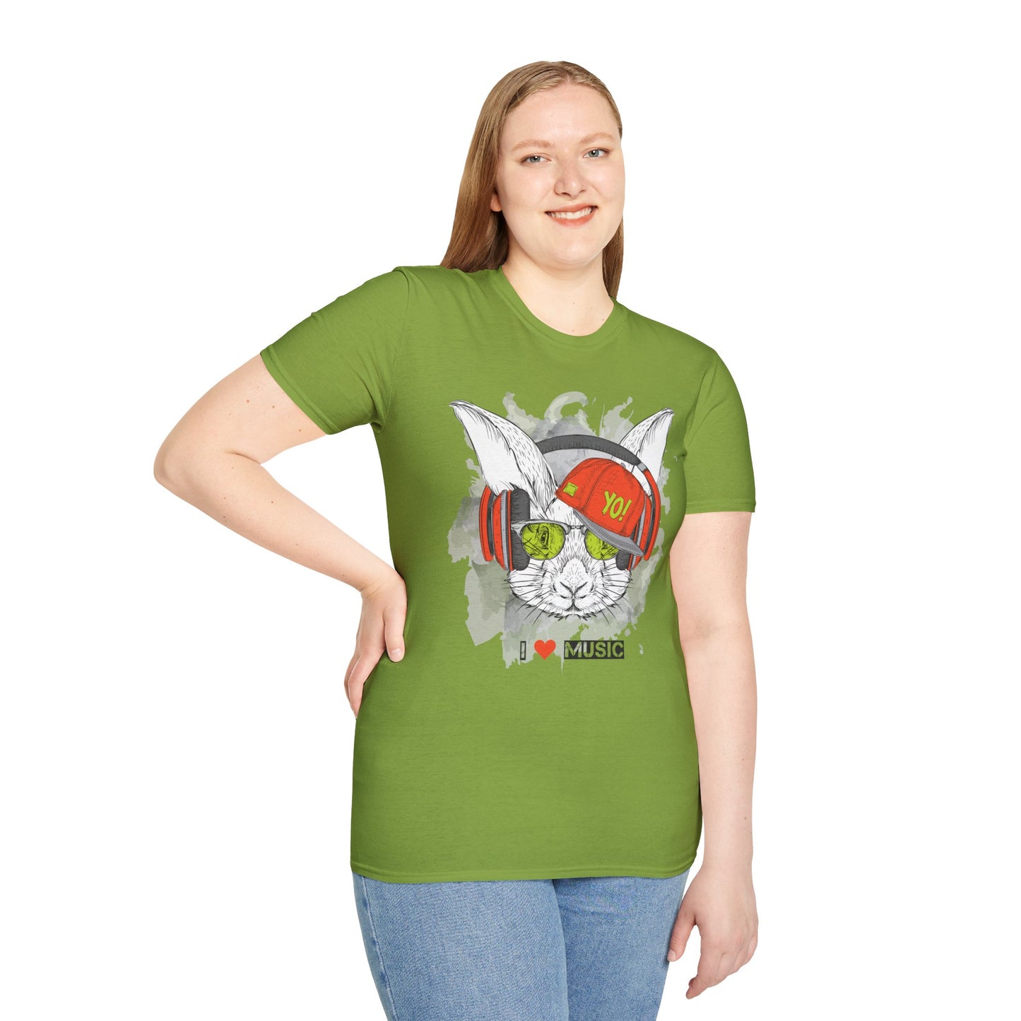 I love Music Animals Shirts, Shirt with Animals, Animals with Headphones Shirt
