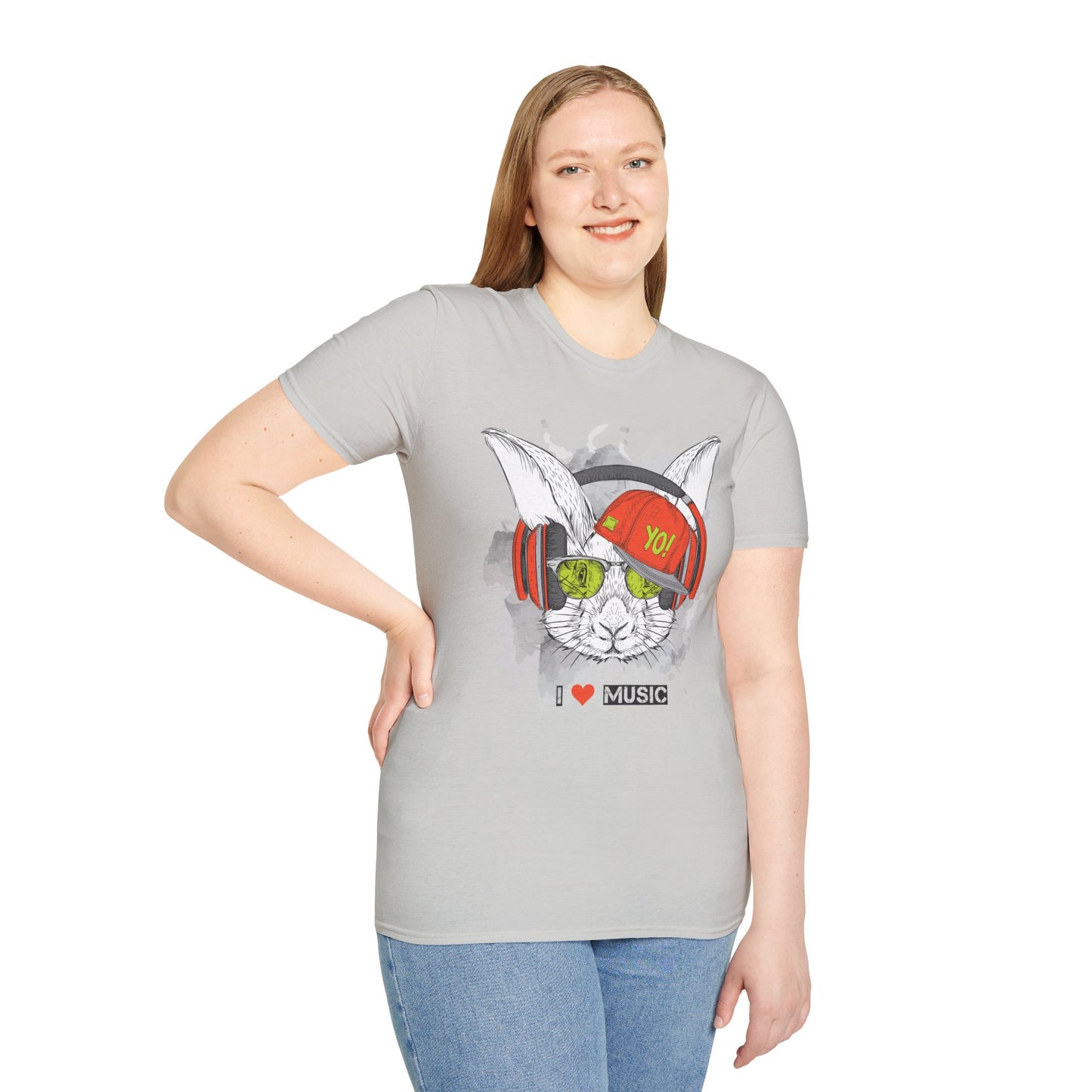 I love Music Animals Shirts, Shirt with Animals, Animals with Headphones Shirt