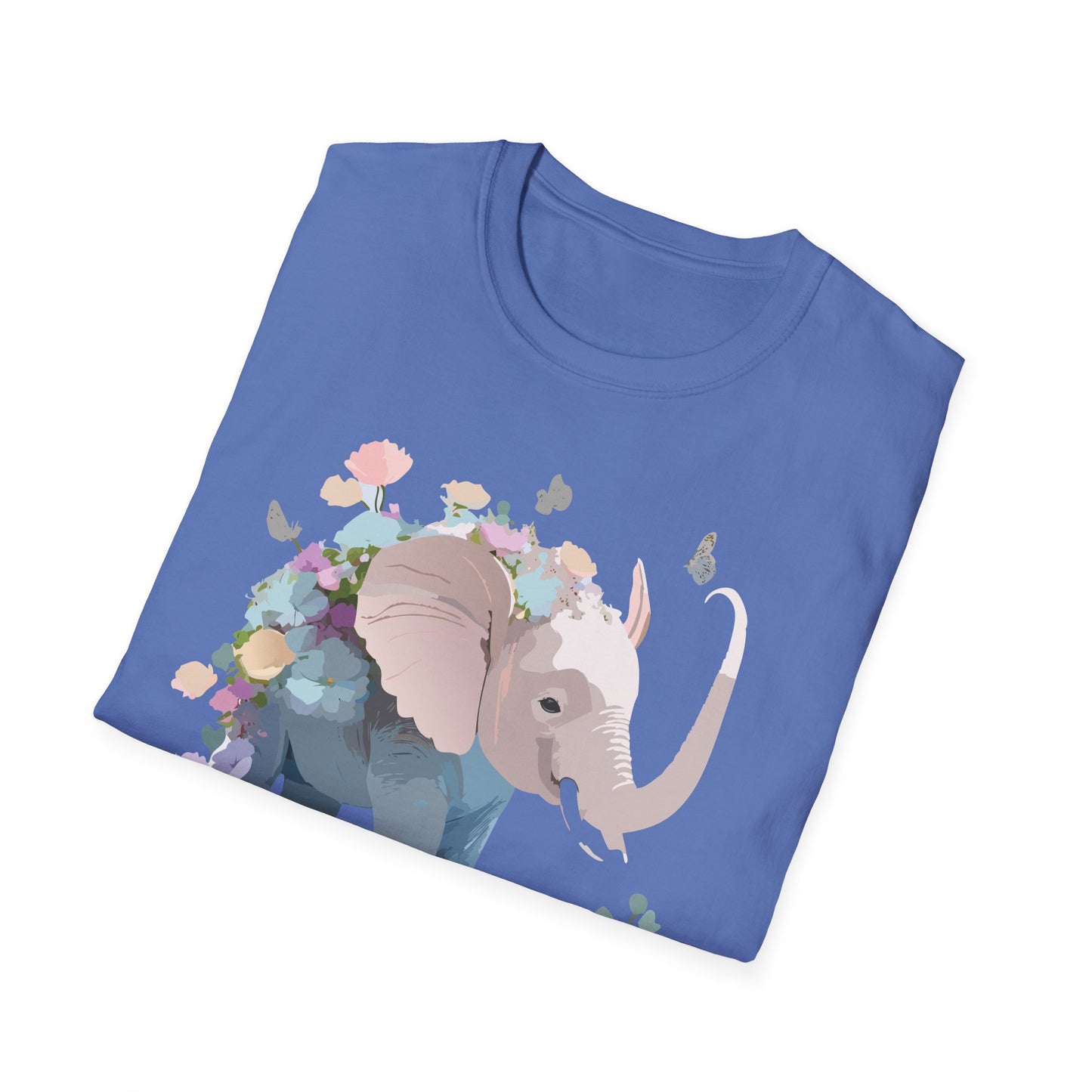 Elephant Shirt, T Shirt with Elephant, Elephant on T Shirt, T Shirt with Animation, Animals Tee Shirt