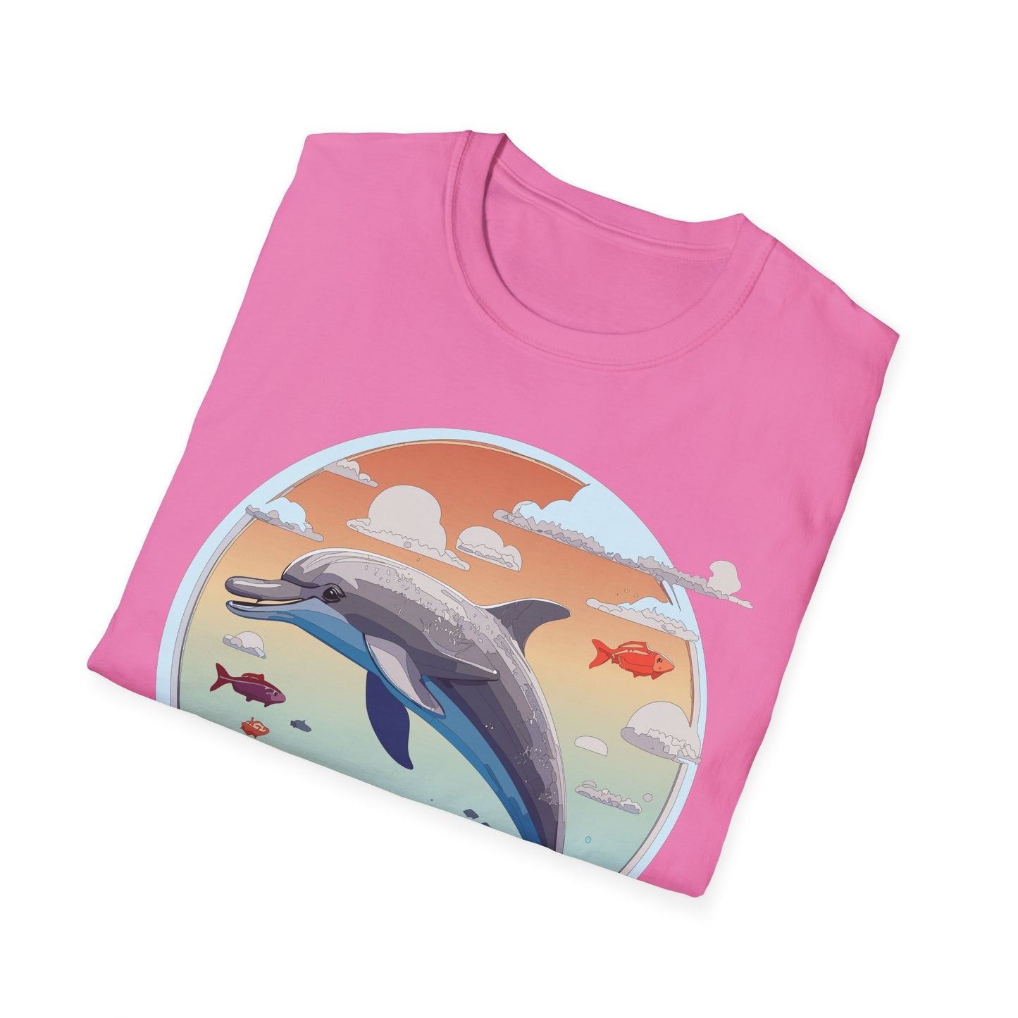 Dolphin Shirts, Shirt with Dolphin, Fish Tee Shirt, Animal Shirt