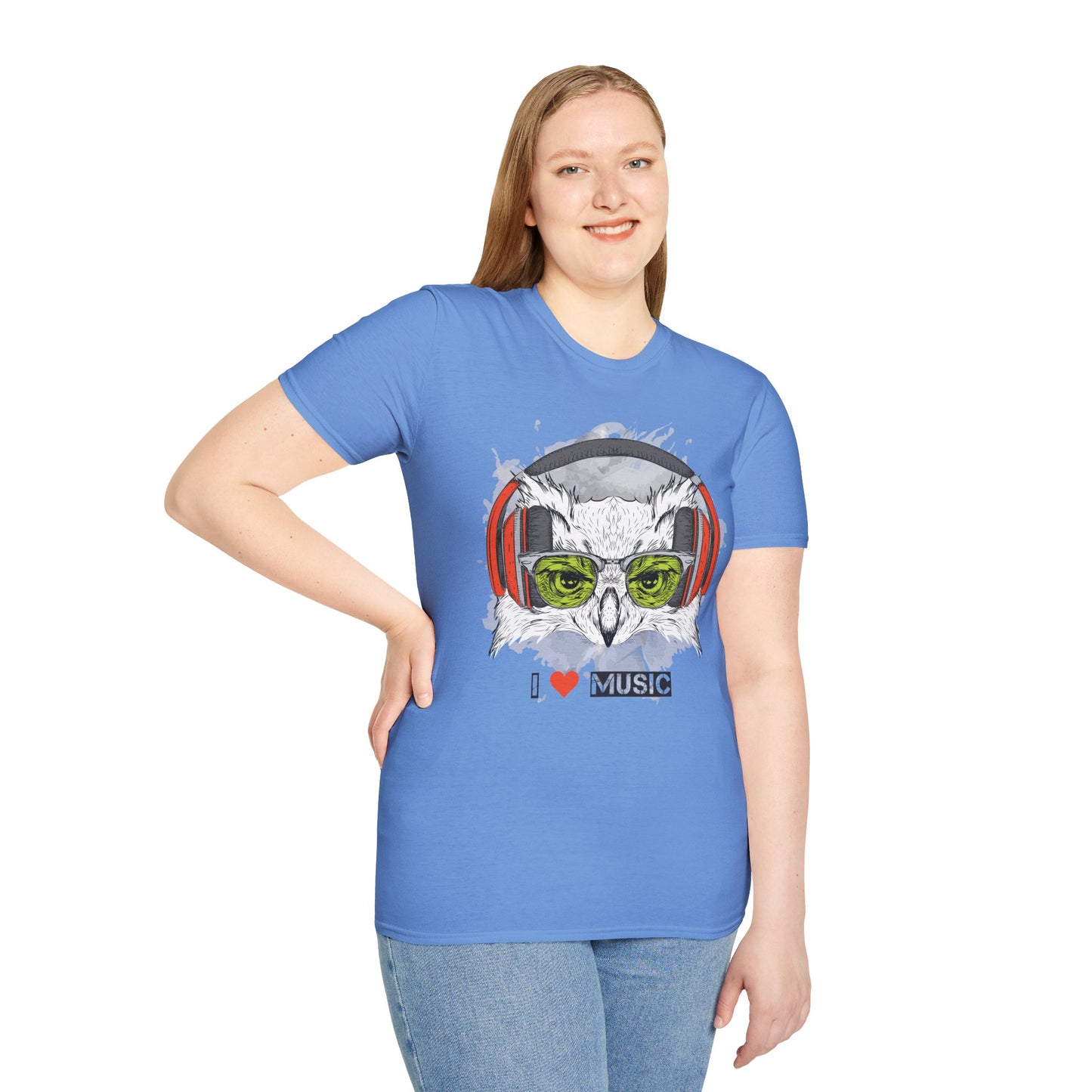 I love Music Animals Shirts, Shirt with Animals, Animals with Headphones Shirt