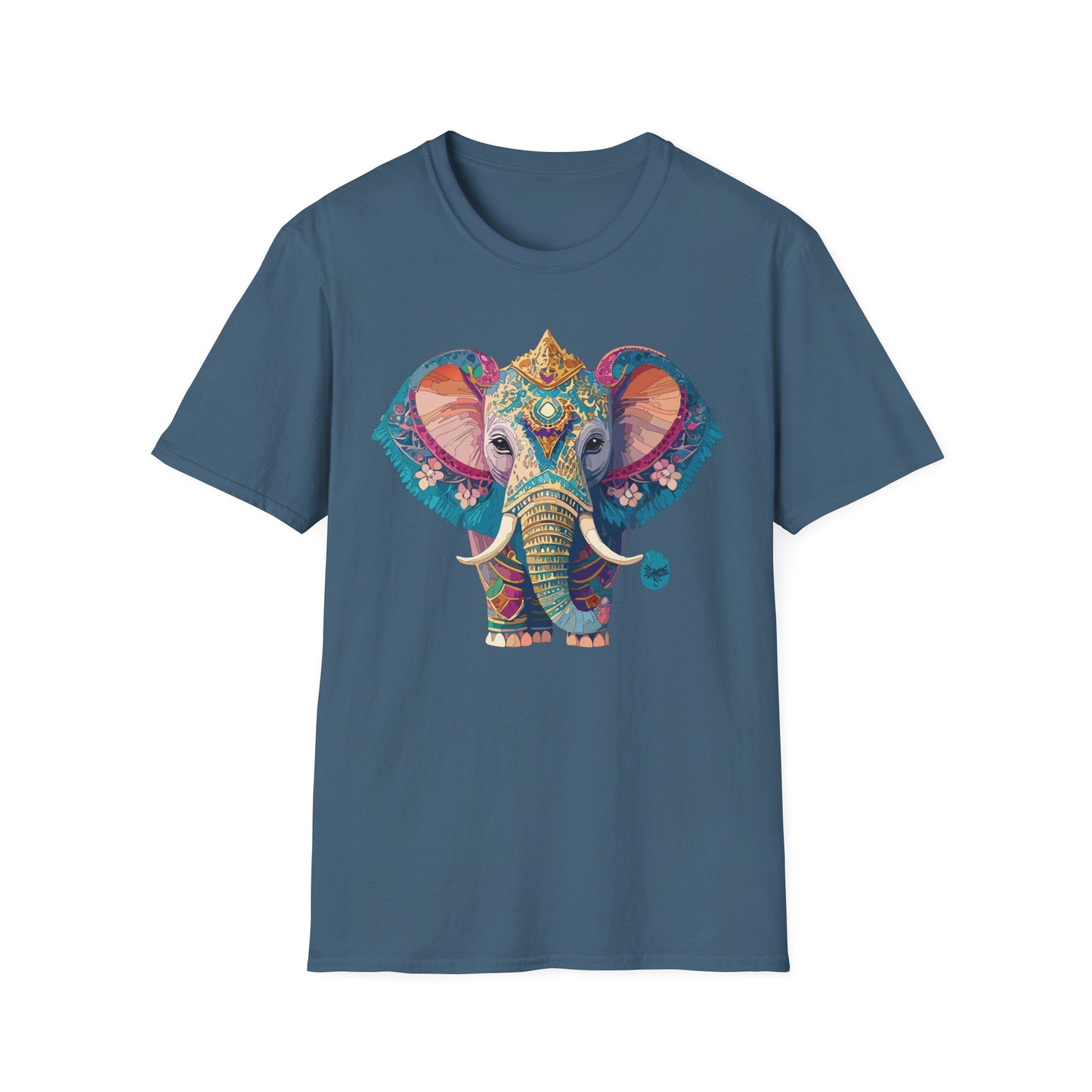 Elephant Shirt, T Shirt with Elephant, Elephant on T Shirt, T Shirt with Animation, Animals Tee Shirt