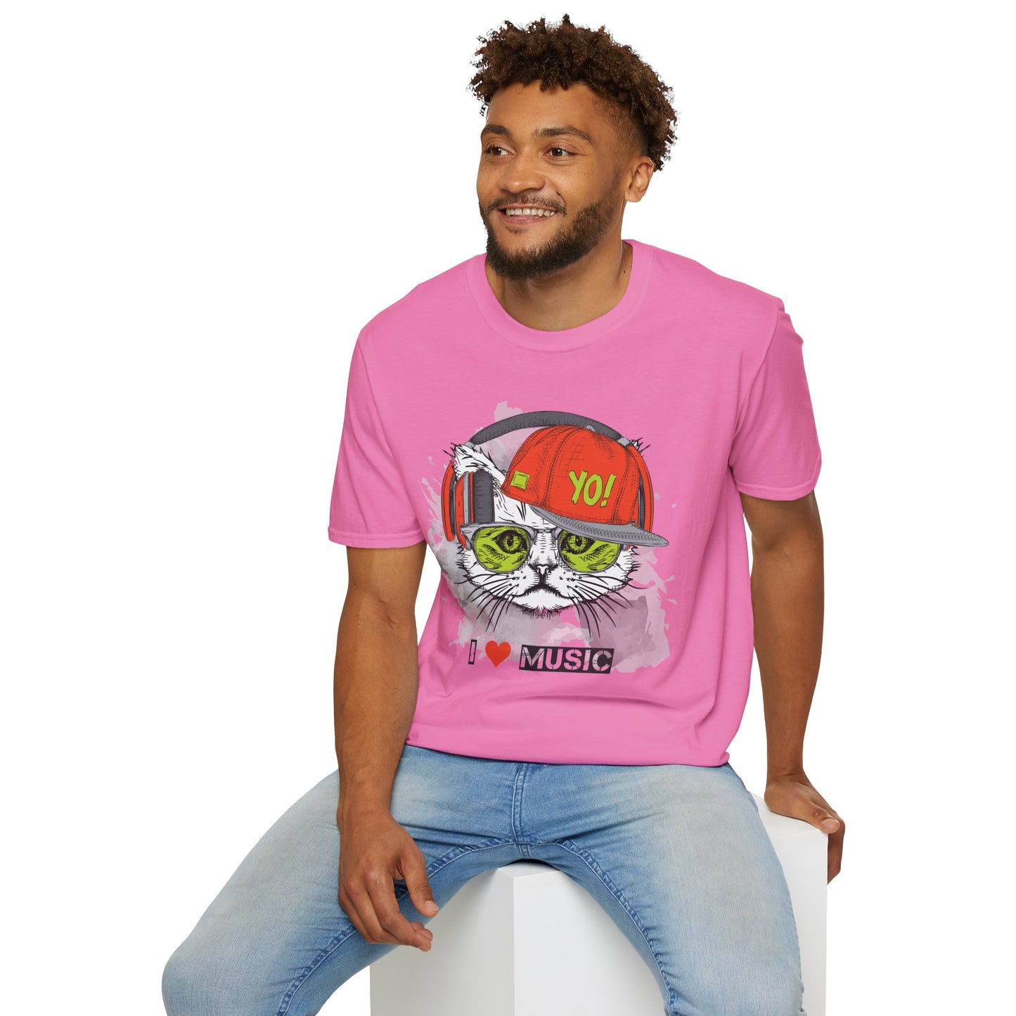 I love Music Animals Shirts, Shirt with Animals, Animals with Headphones Shirt