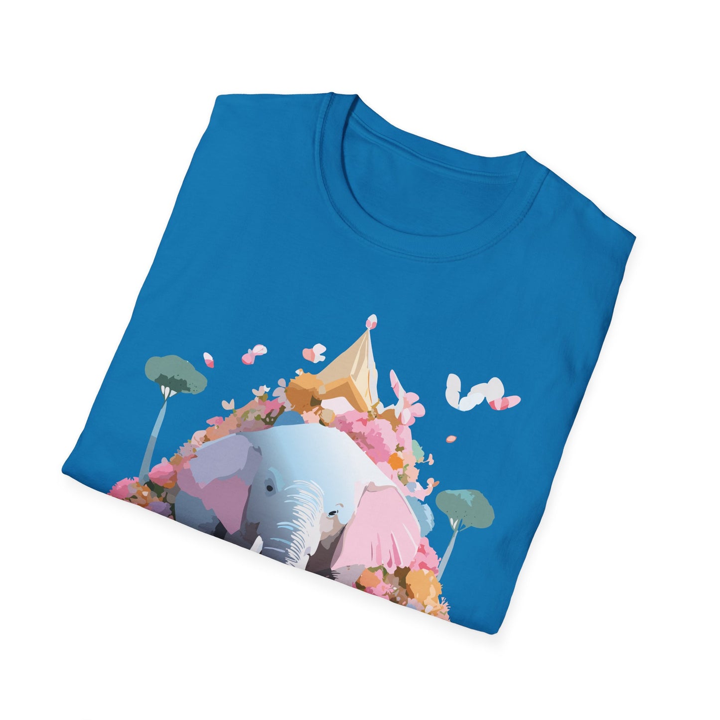 Elephant Shirt, T Shirt with Elephant, Elephant on T Shirt, T Shirt with Animation, Animals Tee Shirt