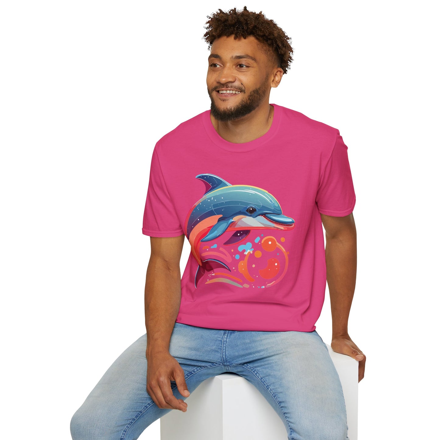 Dolphin Shirts, Shirt with Dolphin, Fish Tee Shirt, Animal Shirt