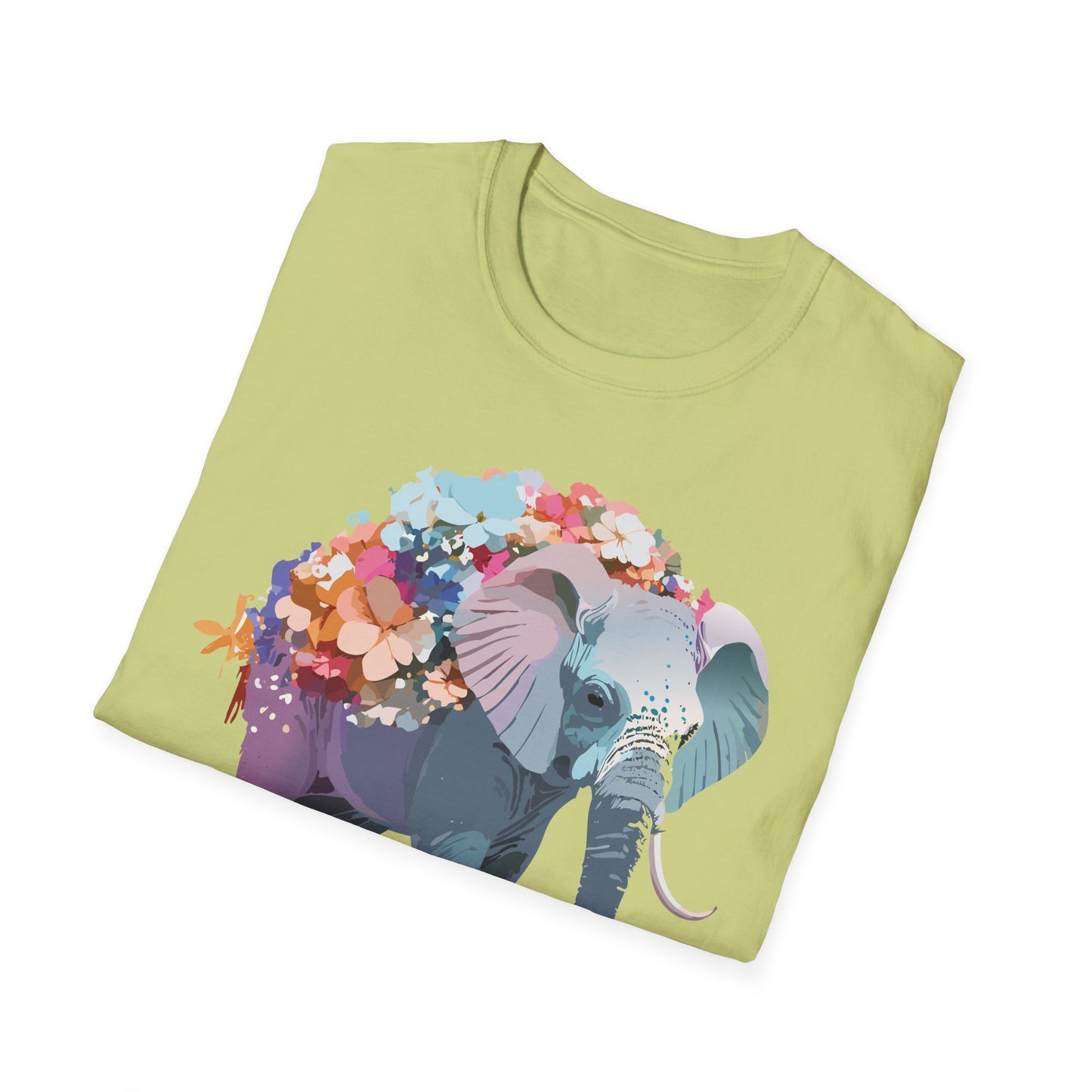 Elephant Shirt, T Shirt with Elephant, Elephant on T Shirt, T Shirt with Animation, Animals Tee Shirt