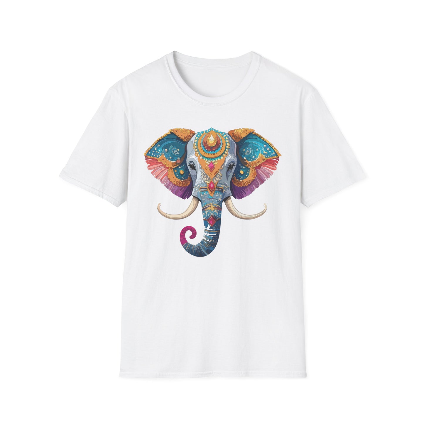 Elephant Shirt, T Shirt with Elephant, Elephant on T Shirt, T Shirt with Animation, Animals Tee Shirt