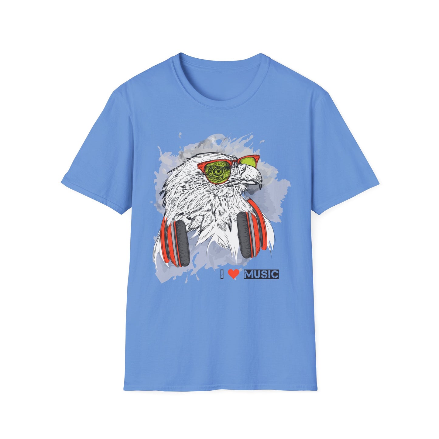 I love Music Animals Shirts, Shirt with Animals, Animals with Headphones Shirt