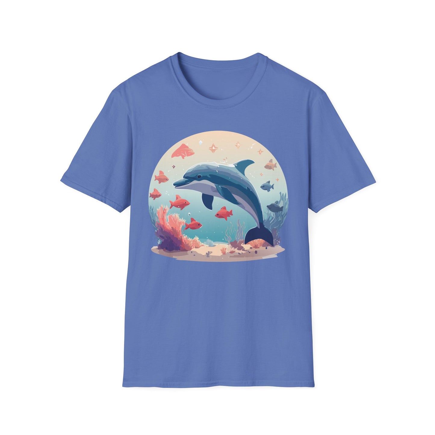 Dolphin Shirts, Shirt with Dolphin, Fish Tee Shirt, Animal Shirt