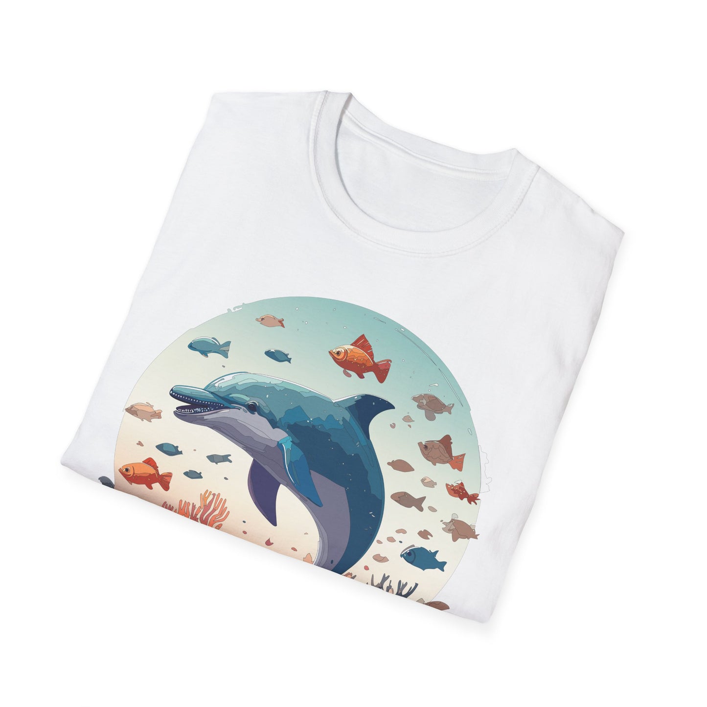 Dolphin Shirts, Shirt with Dolphin, Fish Tee Shirt, Animal Shirt