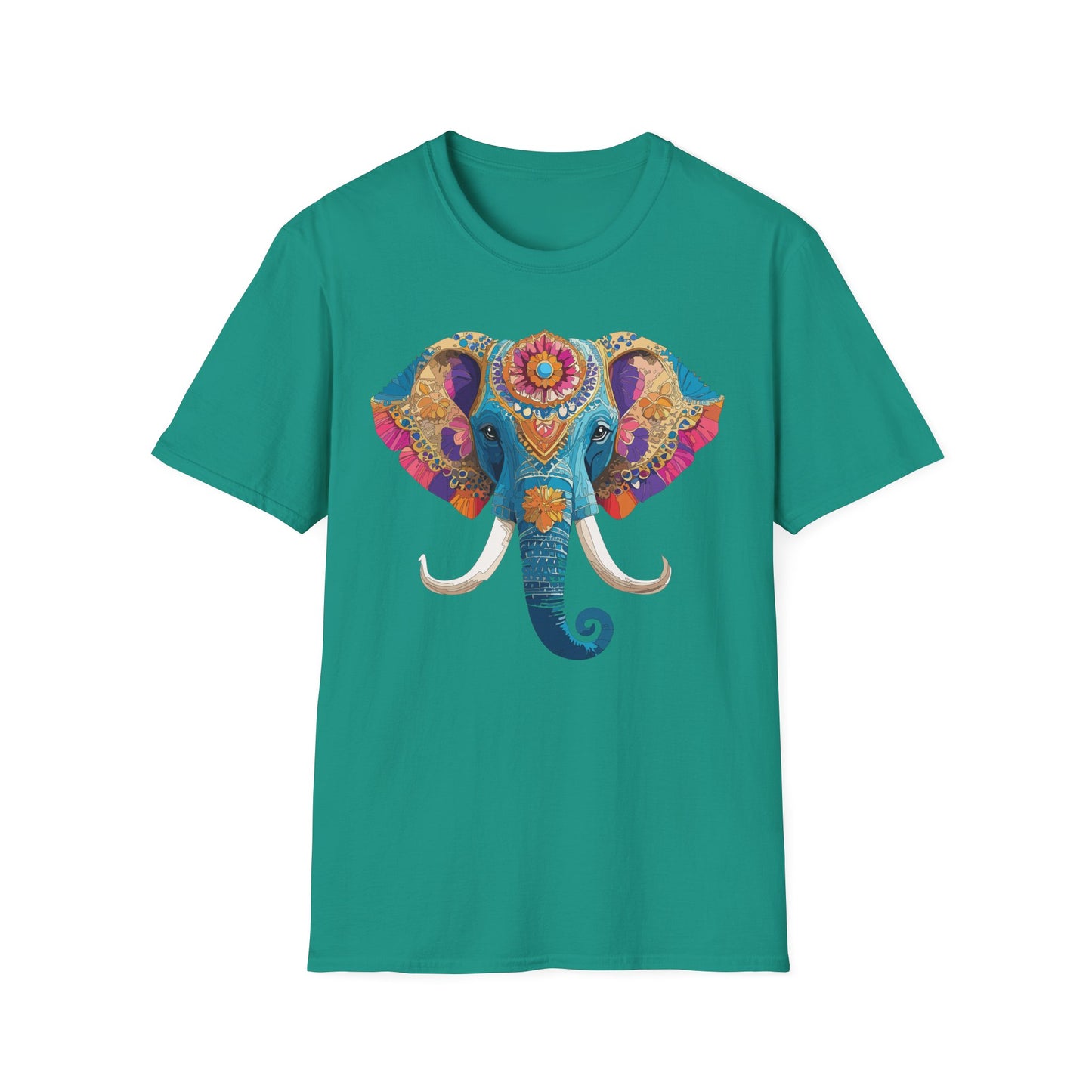 Elephant Shirt, T Shirt with Elephant, Elephant on T Shirt, T Shirt with Animation, Animals Tee Shirt