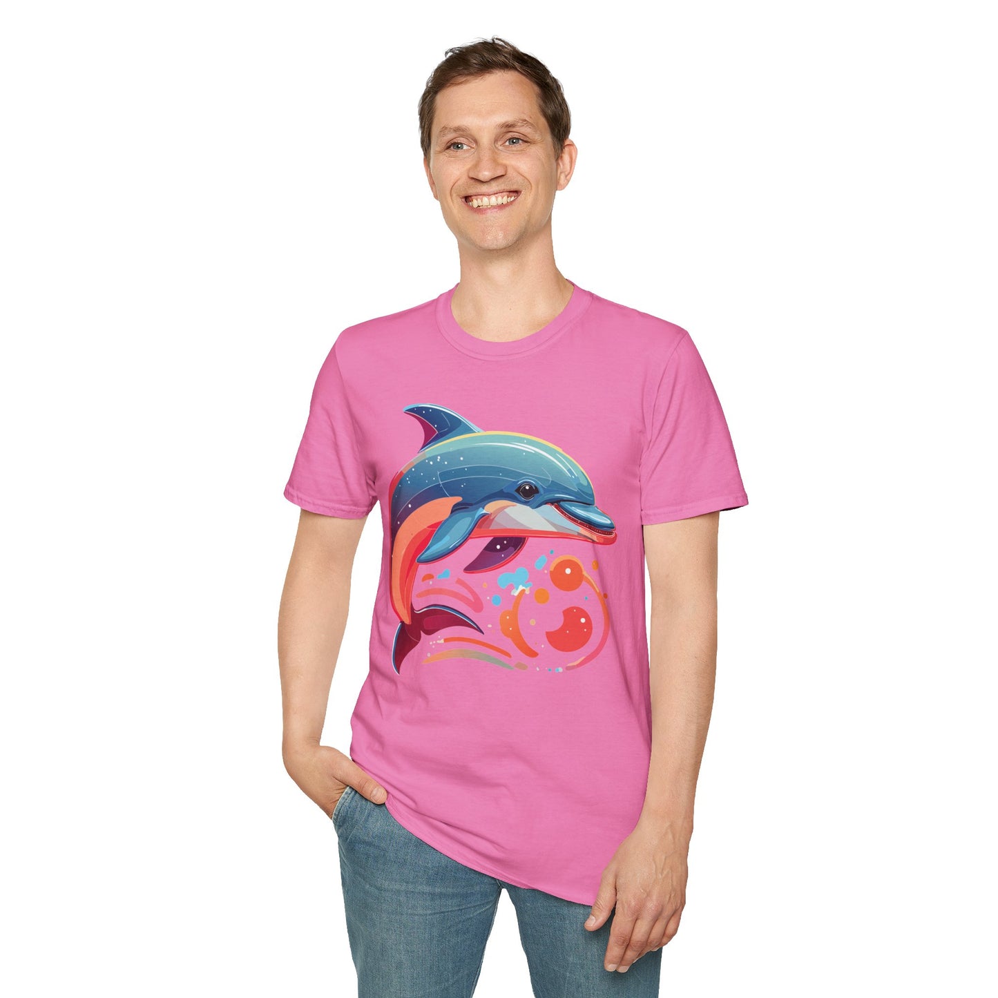 Dolphin Shirts, Shirt with Dolphin, Fish Tee Shirt, Animal Shirt