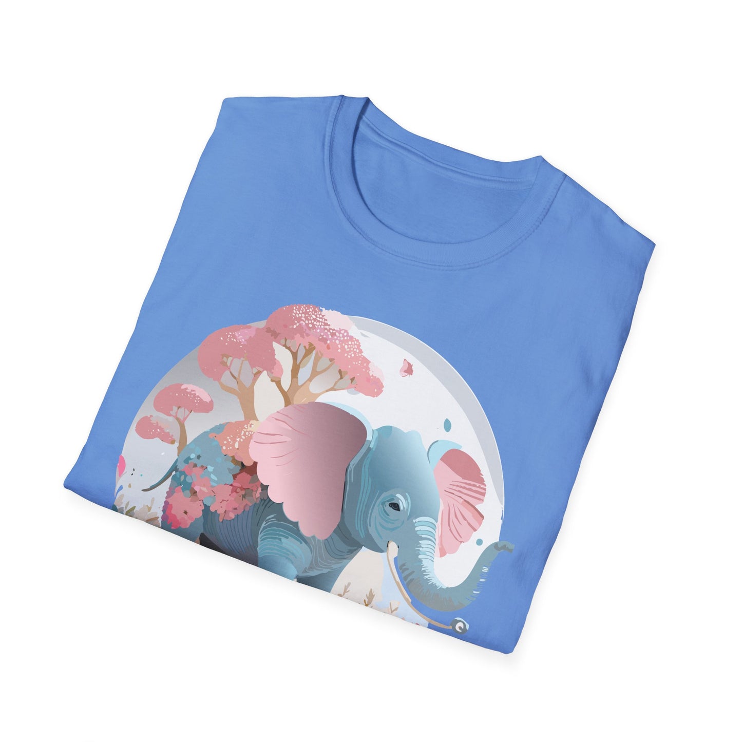 Elephant Shirt, T Shirt with Elephant, Elephant on T Shirt, T Shirt with Animation, Animals Tee Shirt