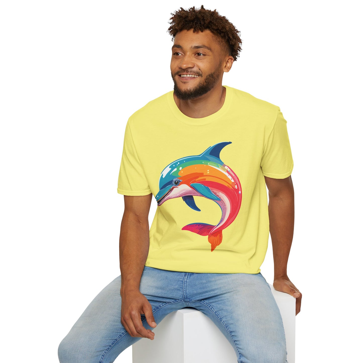 Dolphin Shirts, Shirt with Dolphin, Fish Tee Shirt, Animal Shirt