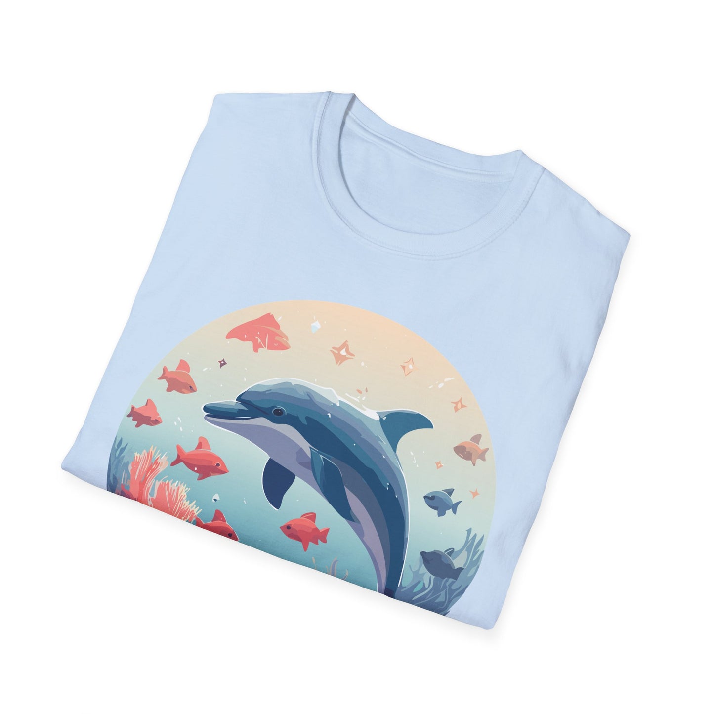 Dolphin Shirts, Shirt with Dolphin, Fish Tee Shirt, Animal Shirt