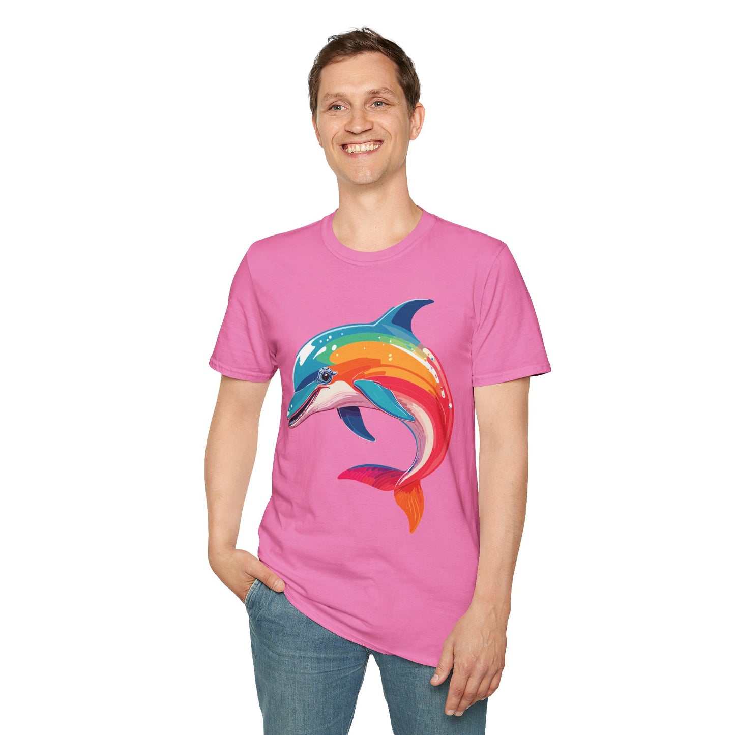 Dolphin Shirts, Shirt with Dolphin, Fish Tee Shirt, Animal Shirt