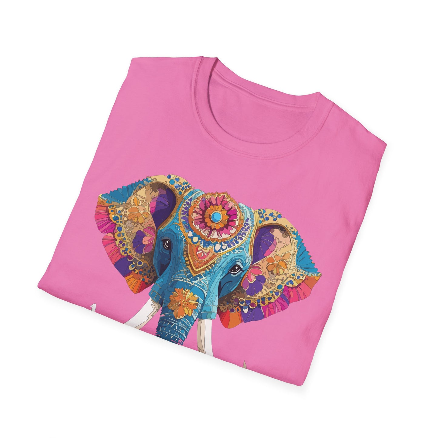 Elephant Shirt, T Shirt with Elephant, Elephant on T Shirt, T Shirt with Animation, Animals Tee Shirt