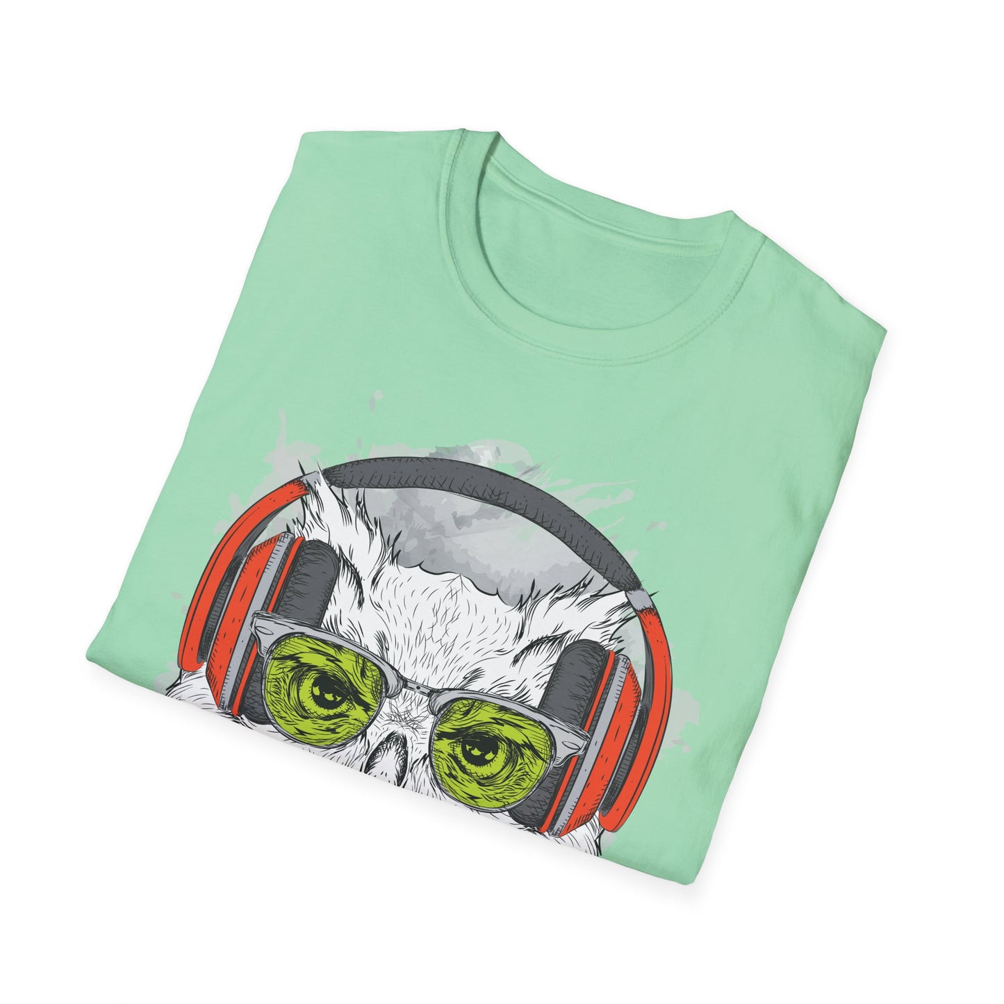 I love Music Animals Shirts, Shirt with Animals, Animals with Headphones Shirt