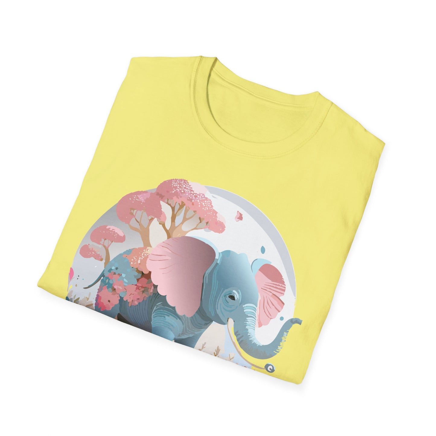 Elephant Shirt, T Shirt with Elephant, Elephant on T Shirt, T Shirt with Animation, Animals Tee Shirt