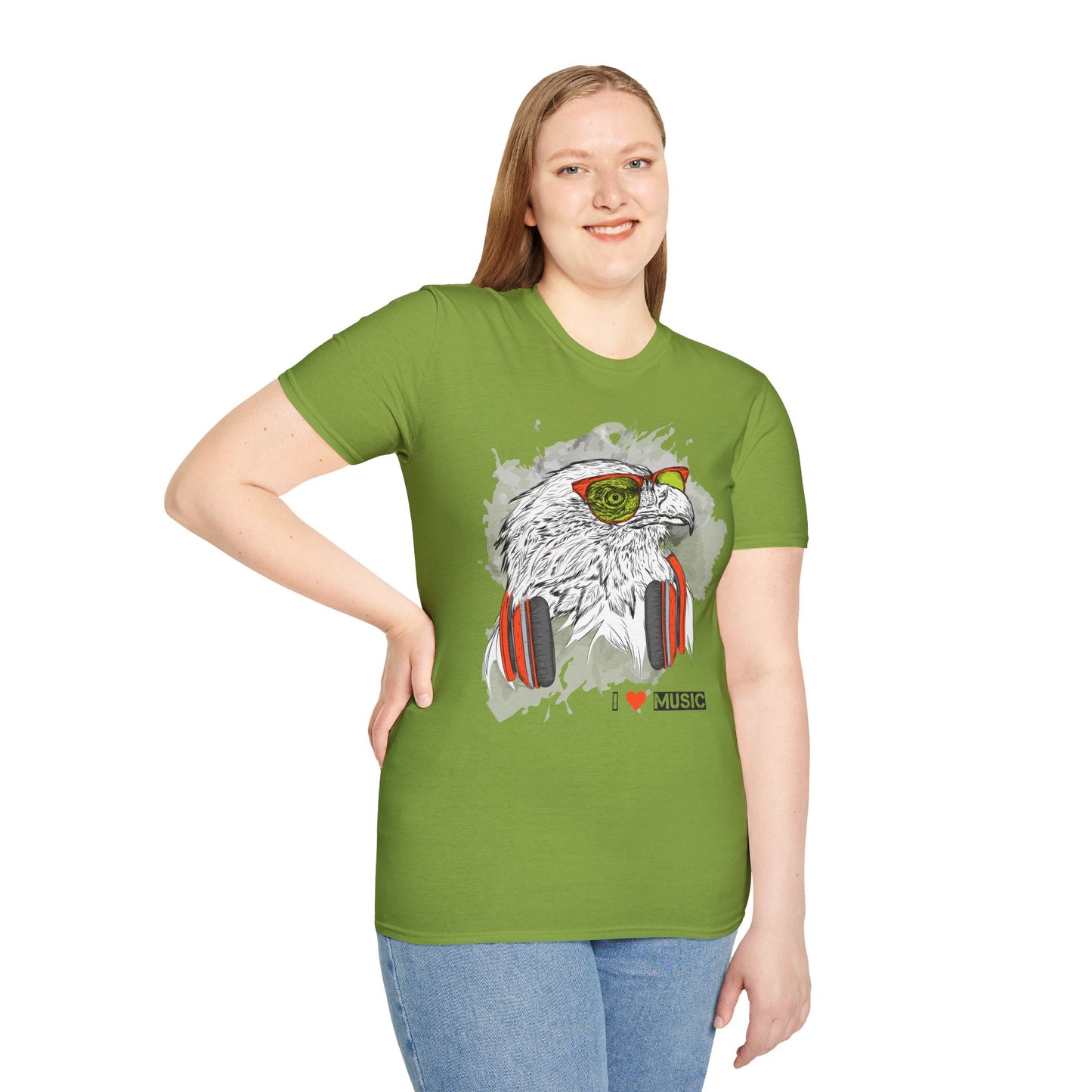 I love Music Animals Shirts, Shirt with Animals, Animals with Headphones Shirt