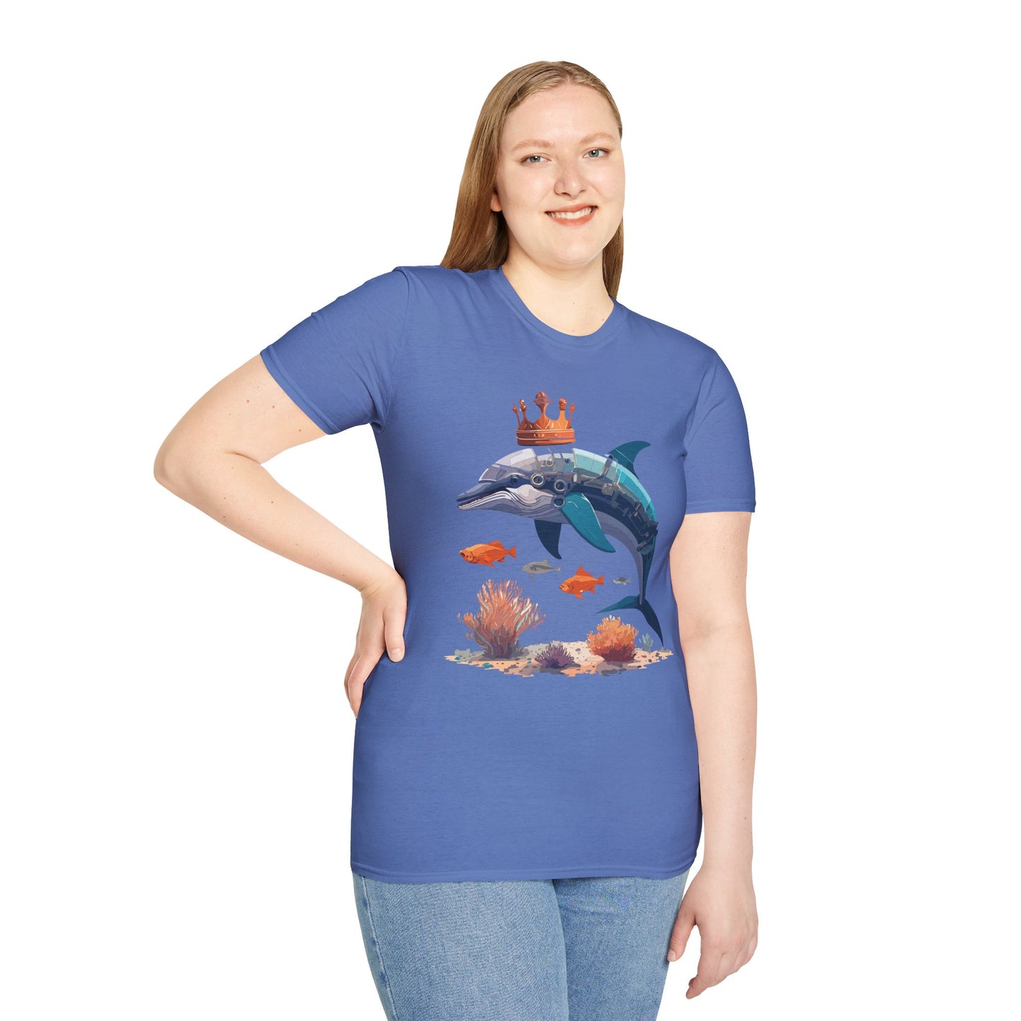 Dolphin Shirts, Shirt with Dolphin, Fish Tee Shirt, Animal Shirt