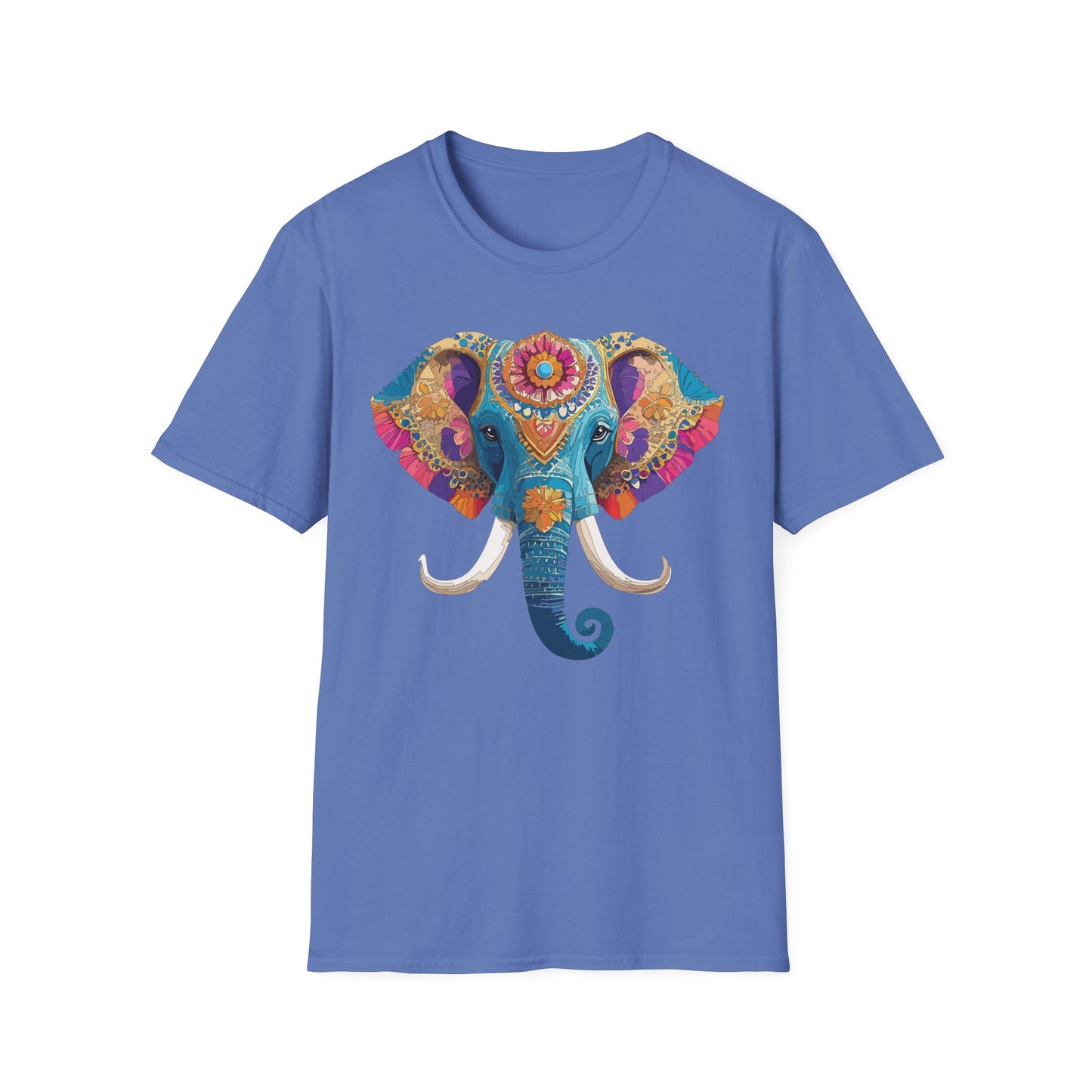 Elephant Shirt, T Shirt with Elephant, Elephant on T Shirt, T Shirt with Animation, Animals Tee Shirt