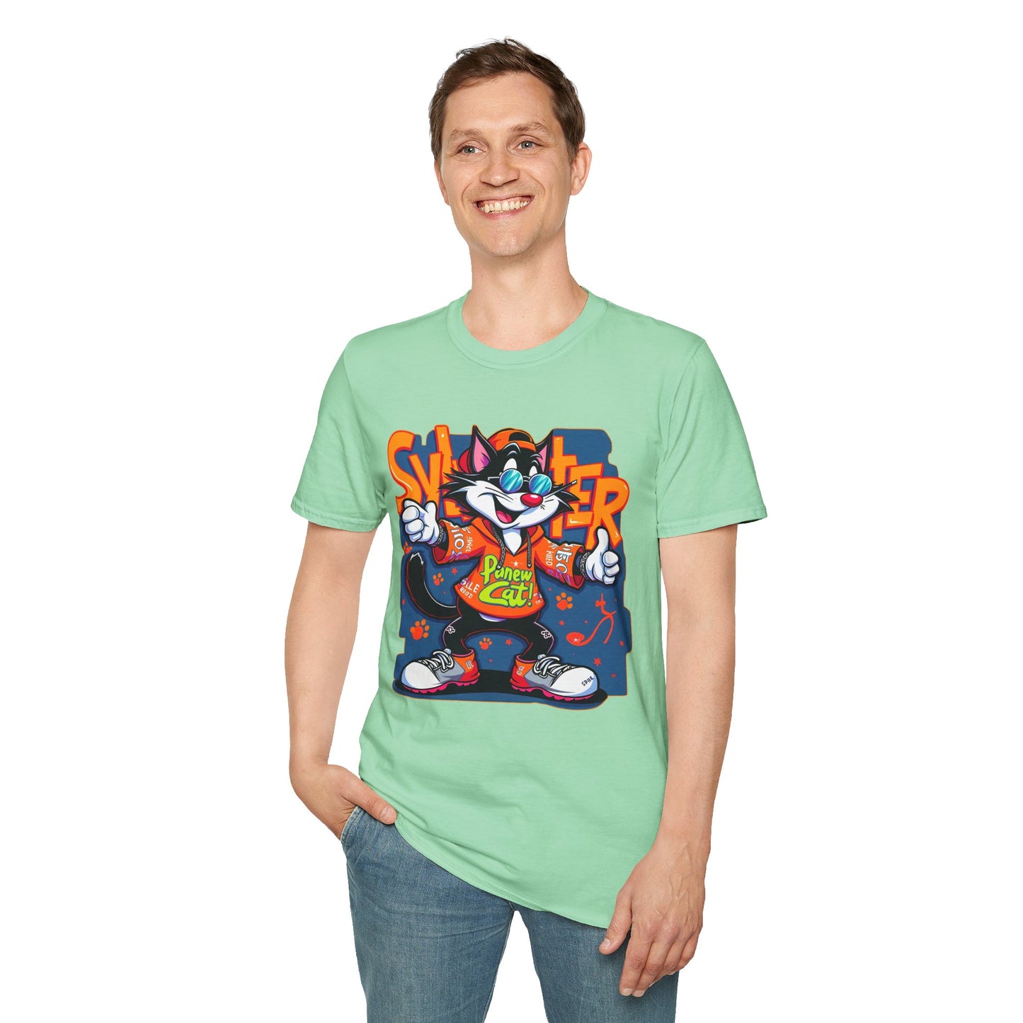 T Shirt with Cartoon, Cartoon on T Shirt, Animation Shirt, T Shirt with Animation, Funny Animals Tee Shirt