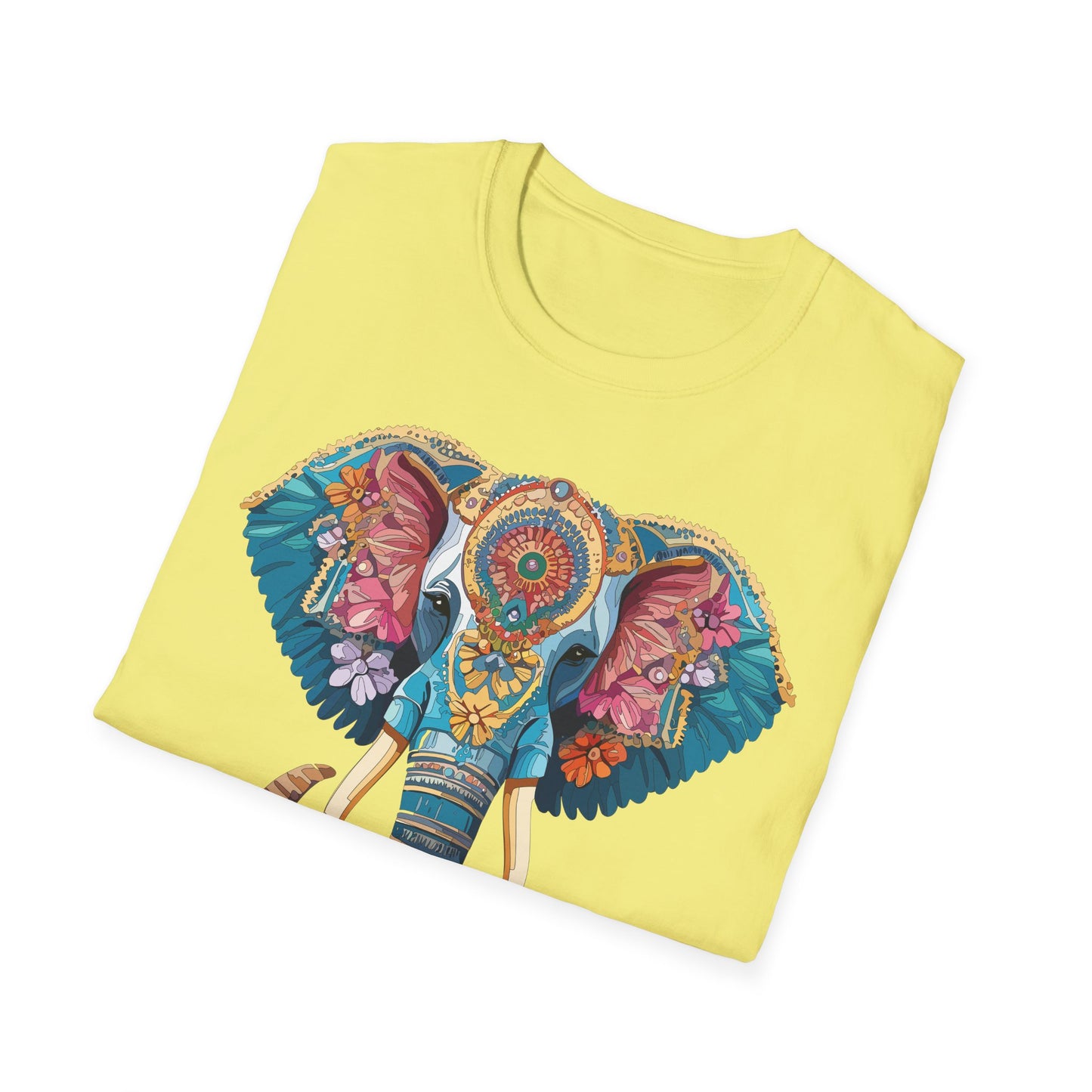 Elephant Shirt, T Shirt with Elephant, Elephant on T Shirt, T Shirt with Animation, Animals Tee Shirt