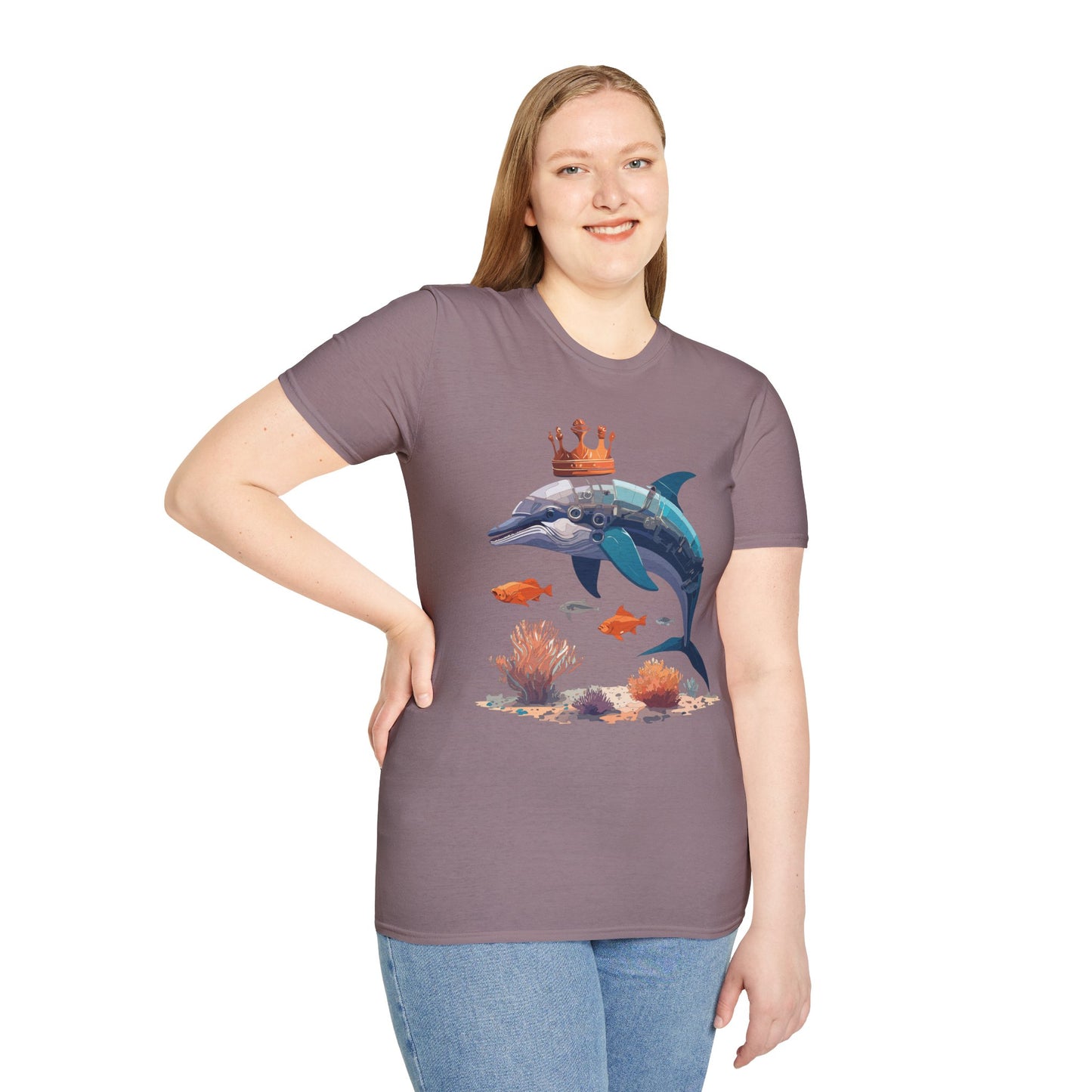 Dolphin Shirts, Shirt with Dolphin, Fish Tee Shirt, Animal Shirt